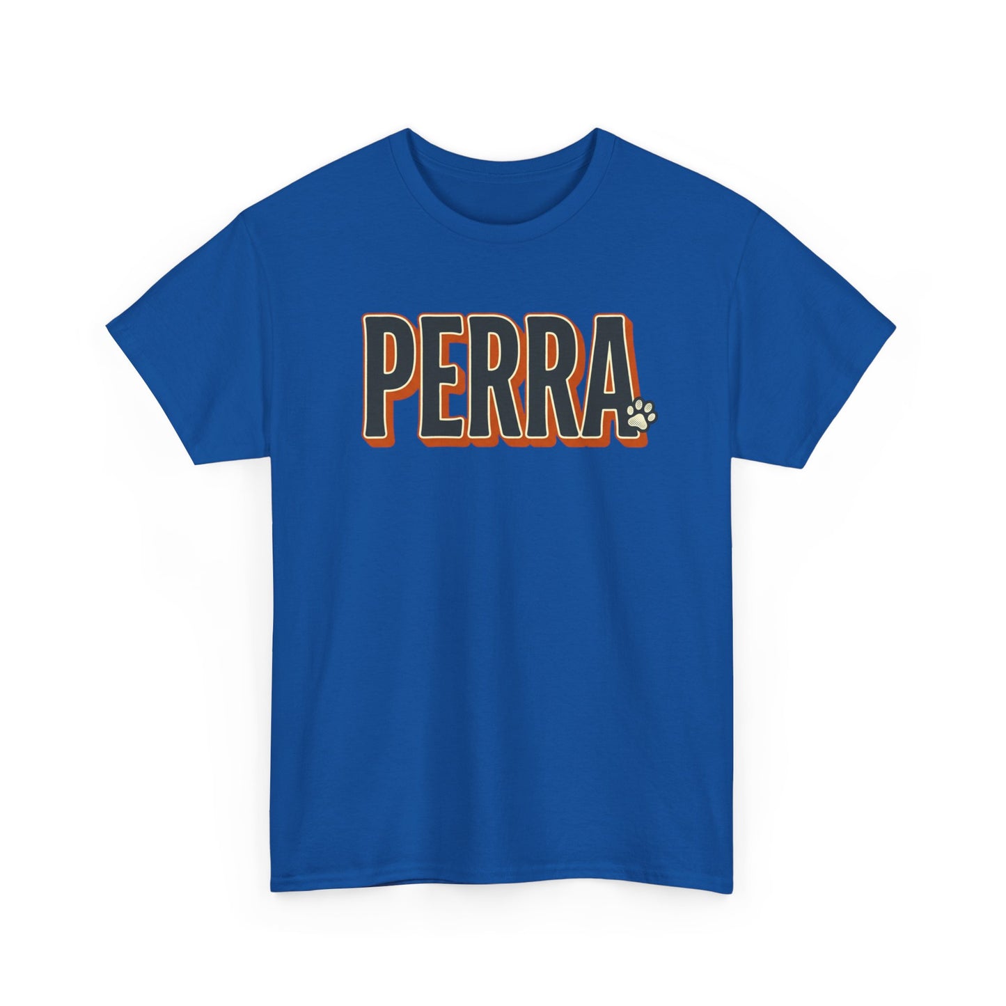 Perra Graphic Tee – Bold Retro Lettering T-Shirt
