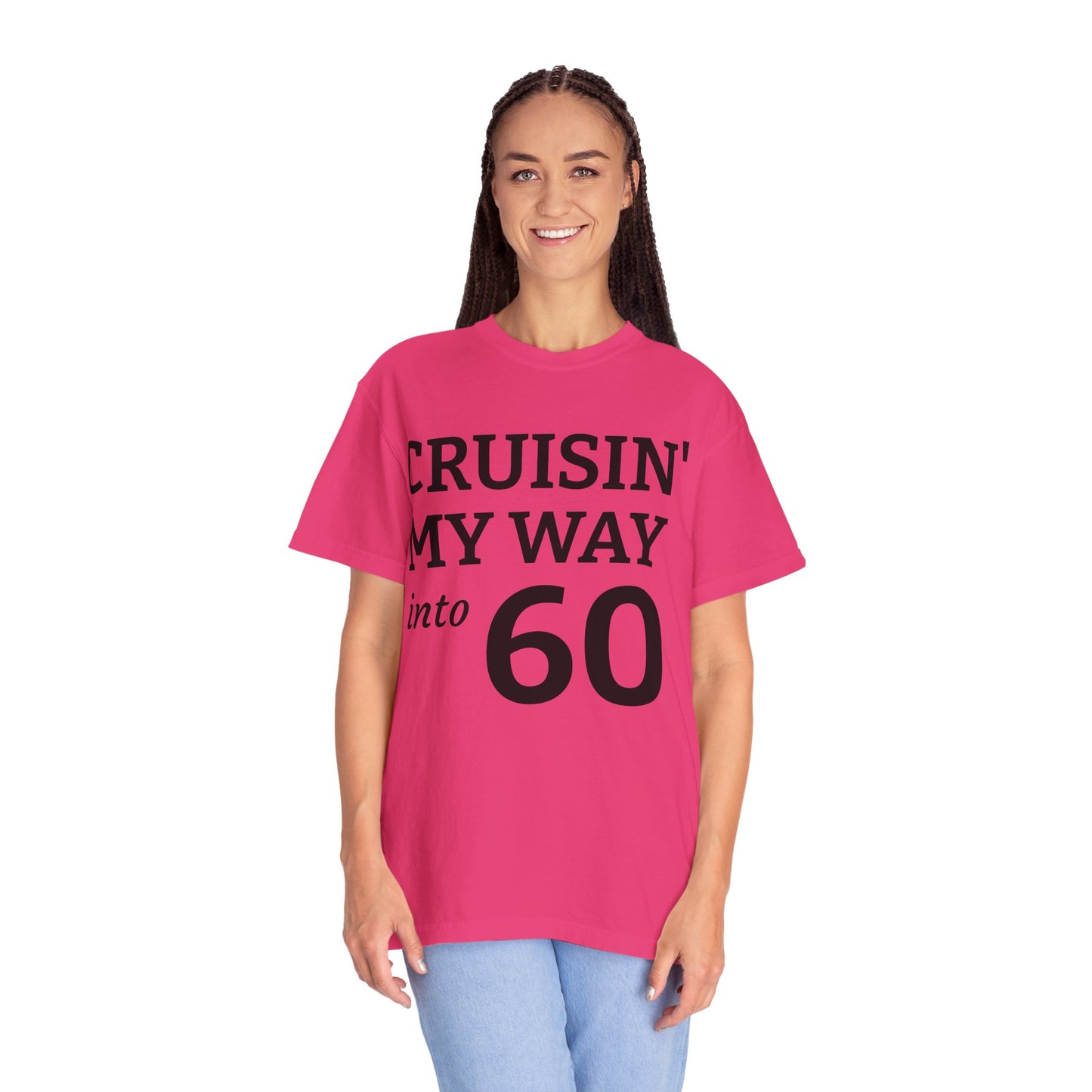 Cruisin' My Way Into 60 T-Shirt — 60th Birthday Tee