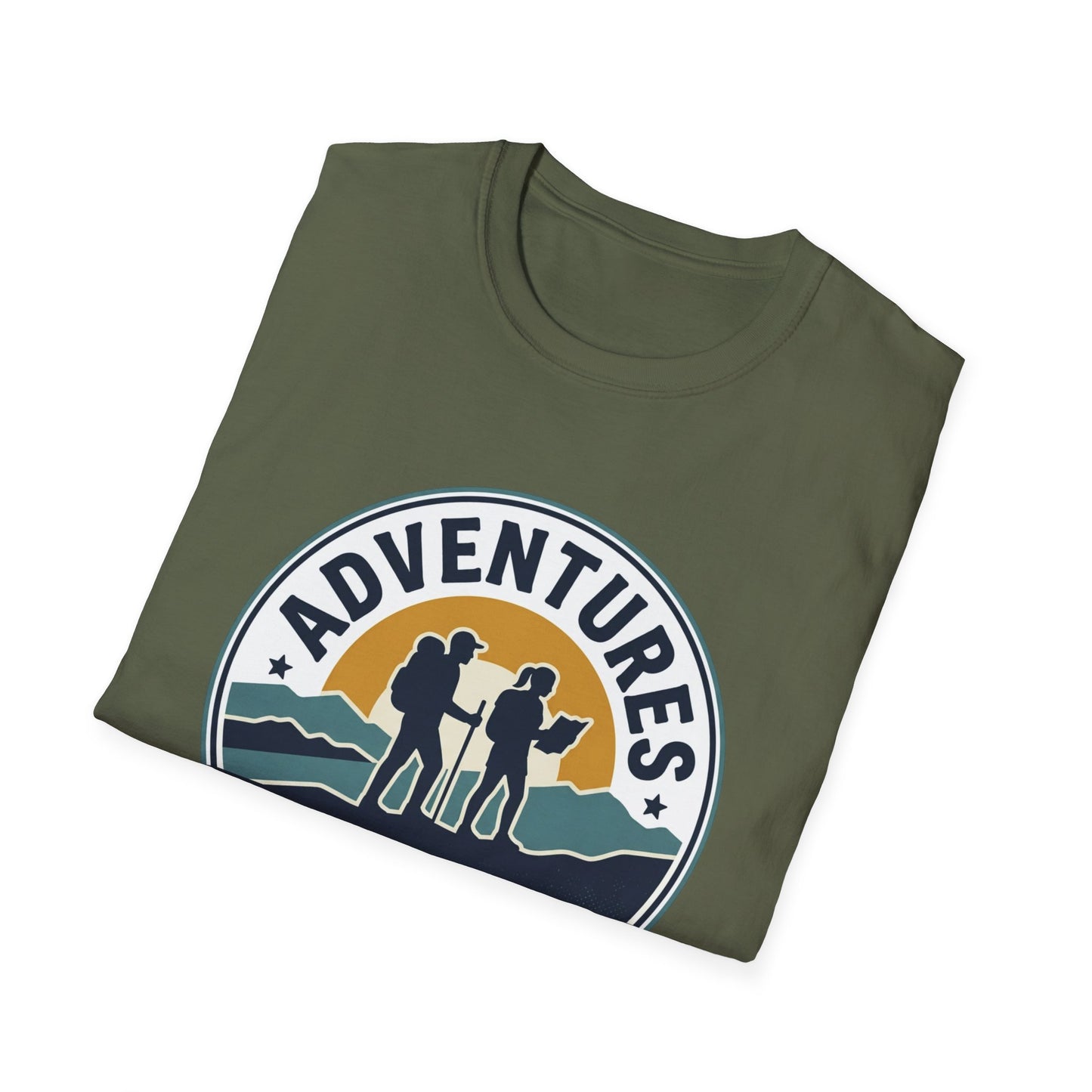 Adventures Are Better Together T-Shirt — Couples Hiking Outdoor Graphic Tee