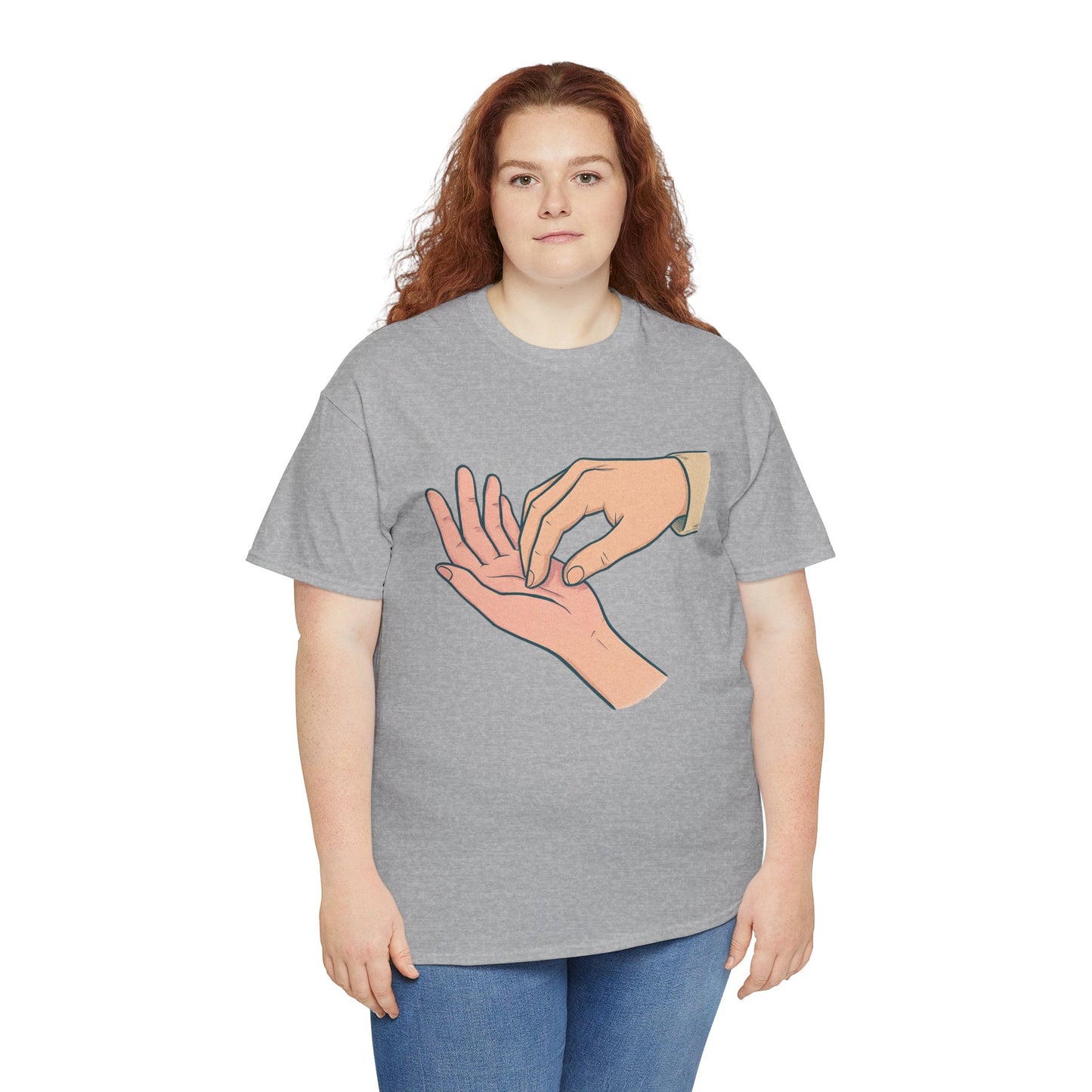 T-Shirt - Gentle Palm Reading Illustration Tee