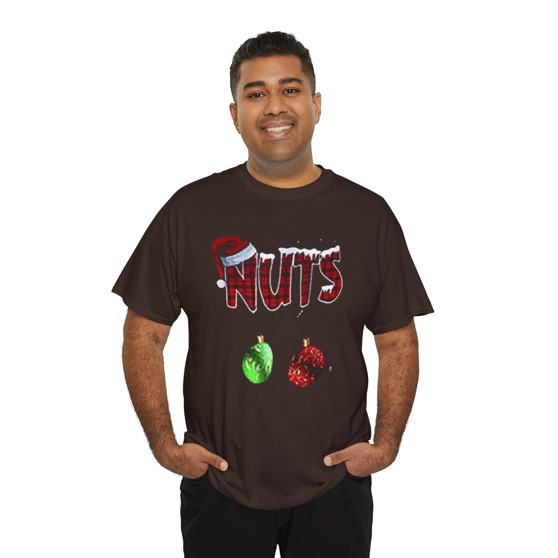 Holiday 'Nuts' Tee — Funny Christmas Ornament Graphic T-Shirt Printify