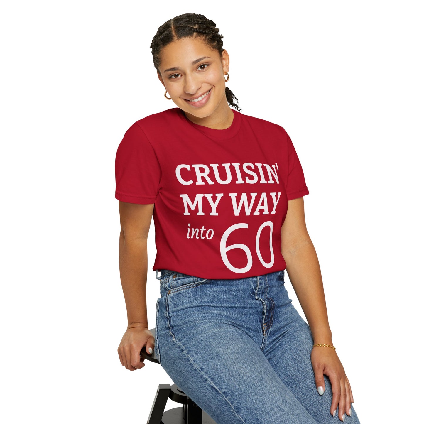 Cruisin' My Way Into 60 T-Shirt — 60th Birthday Tee