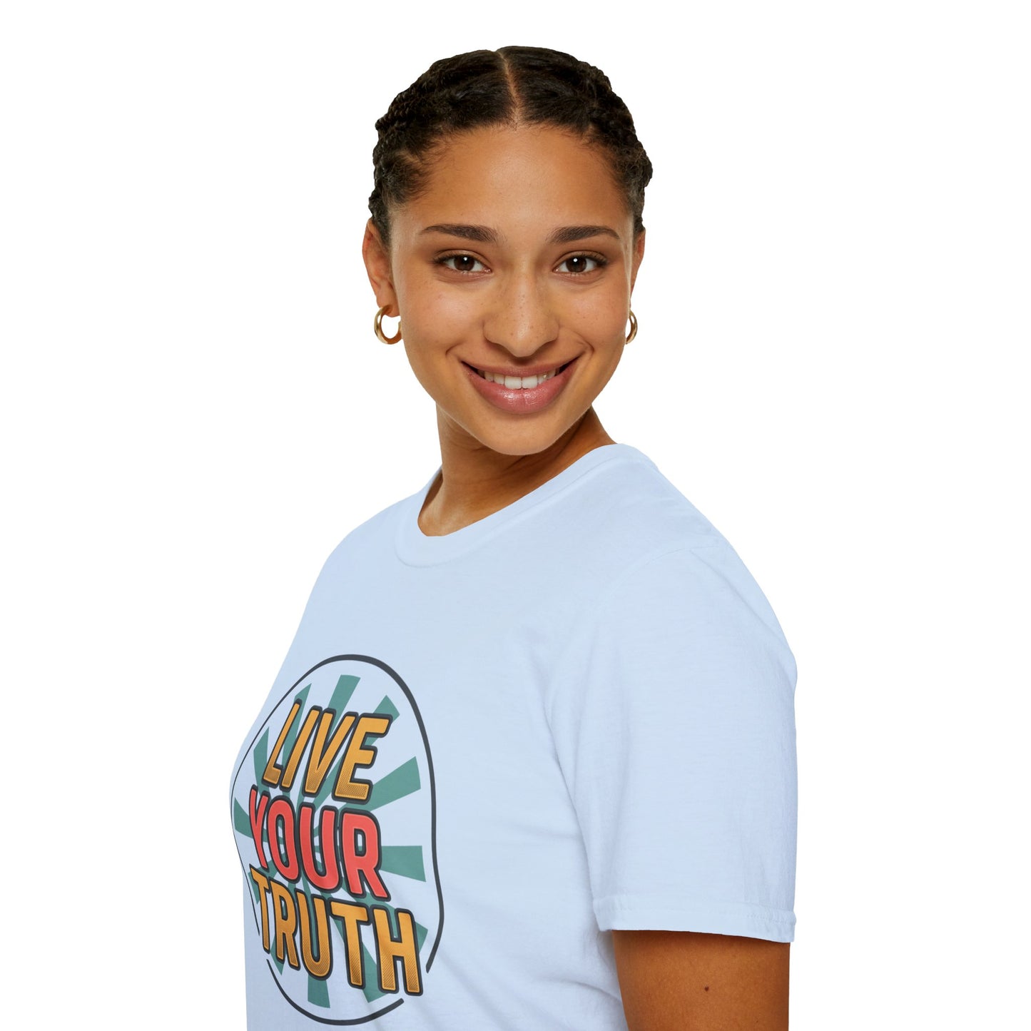 Live Your Truth T-Shirt — Retro Inspirational Graphic Tee
