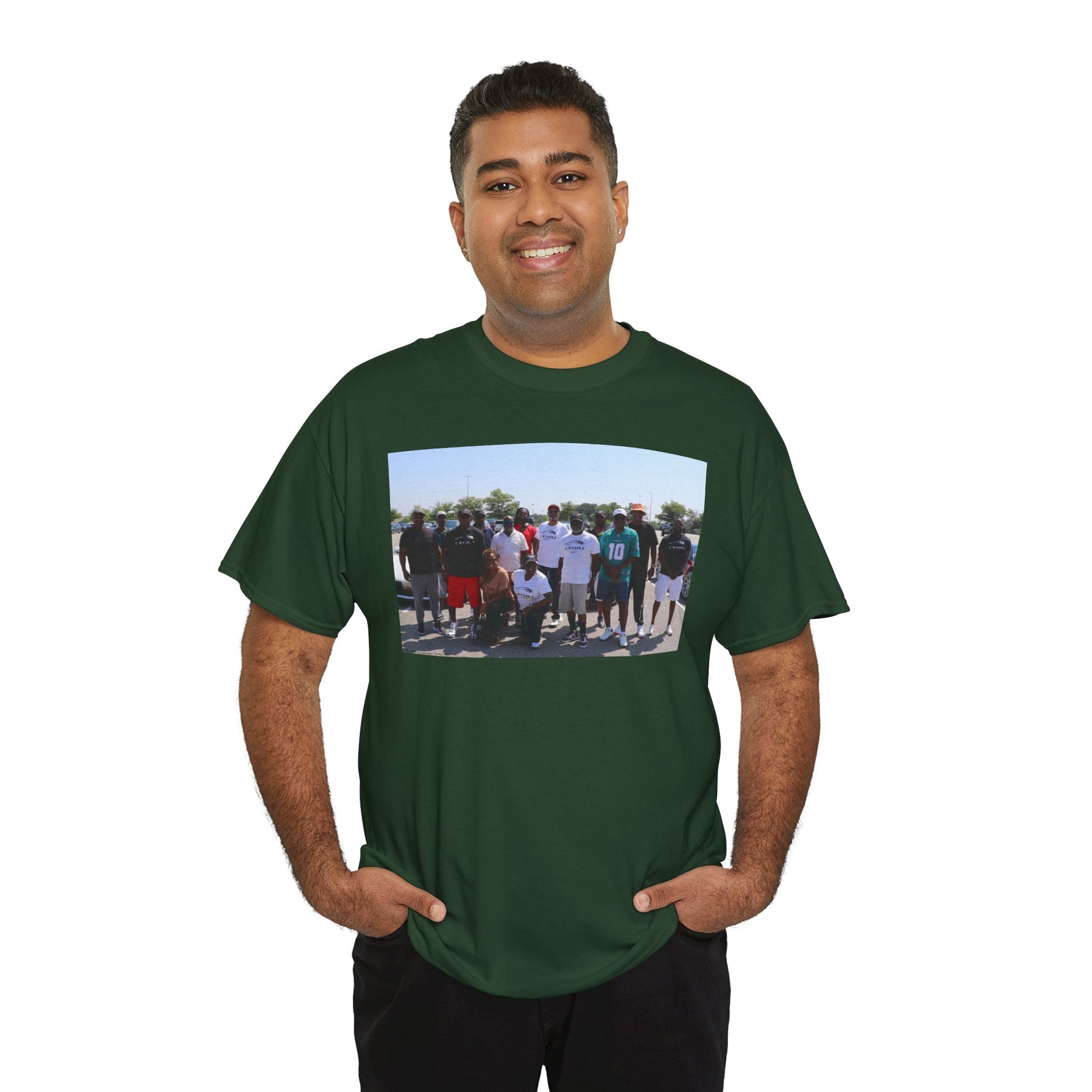C-RYDERZ Group Photo Custom Tee — Personalized Reunion & Team Picture Shirt Printify