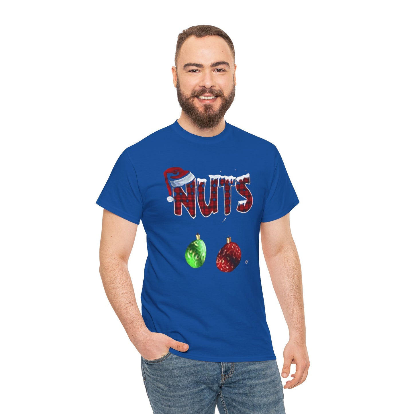 Holiday 'Nuts' Tee — Funny Christmas Ornament Graphic T-Shirt Printify