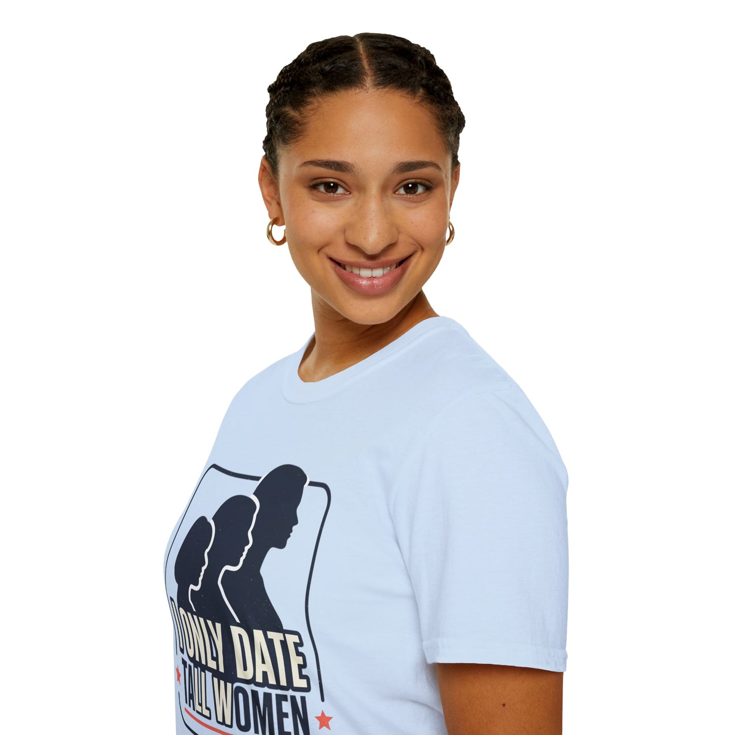 I Only Date Tall Women T-Shirt — Funny Tall Women Pride Tee