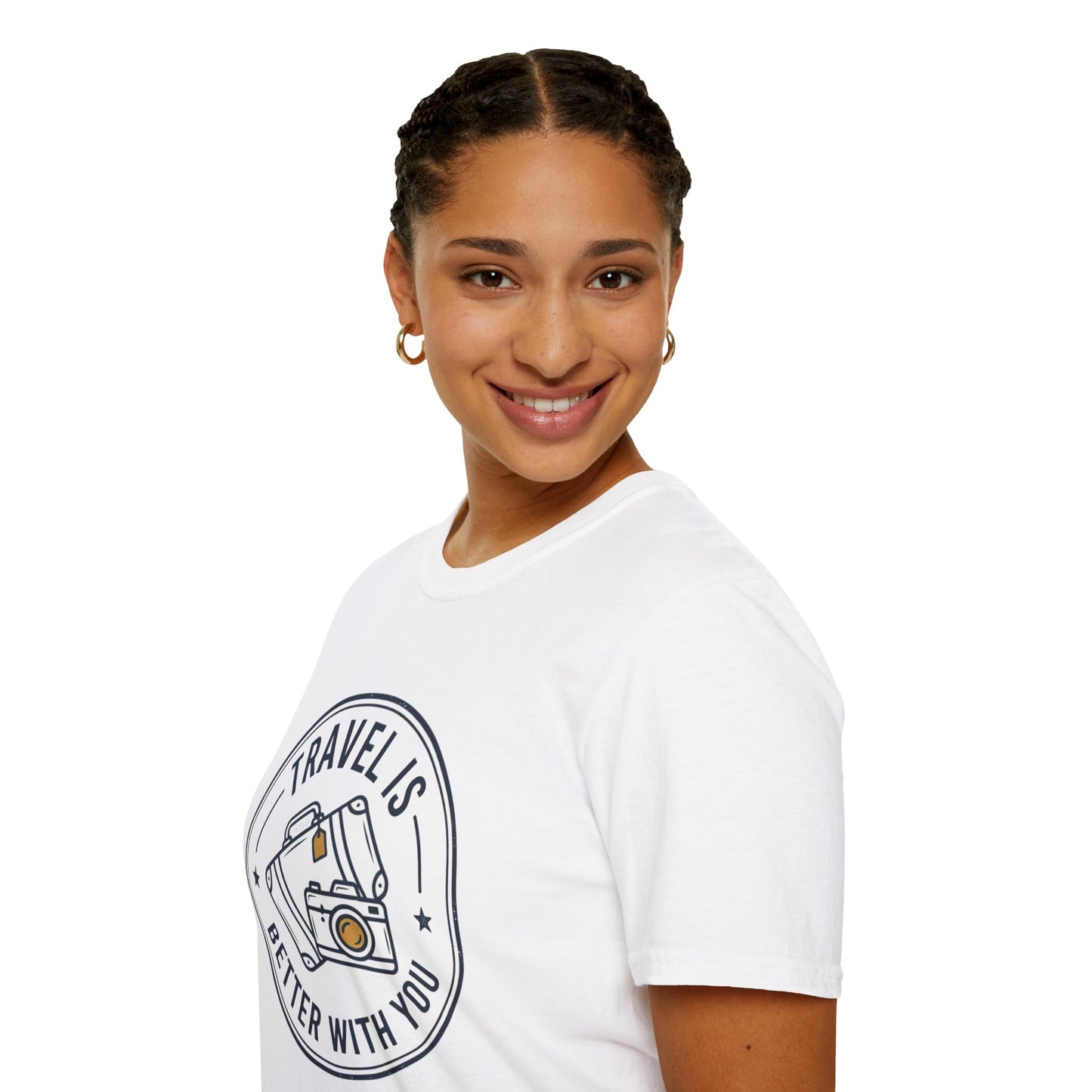 Travel Is Better With You T‑Shirt — Travel Lovers Graphic Tee