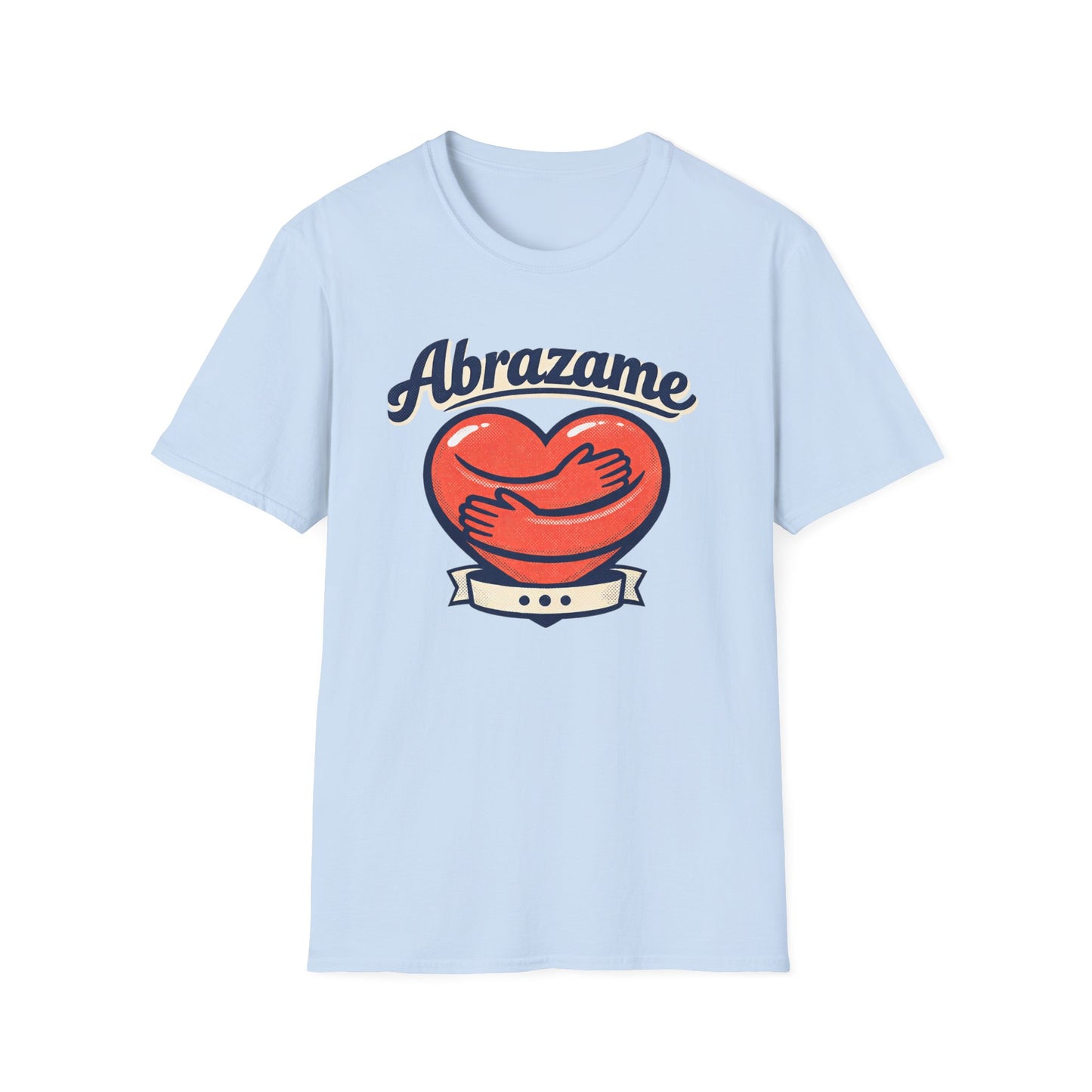 Abrázame Heart Hug T-Shirt — Spanish Love Graphic Tee