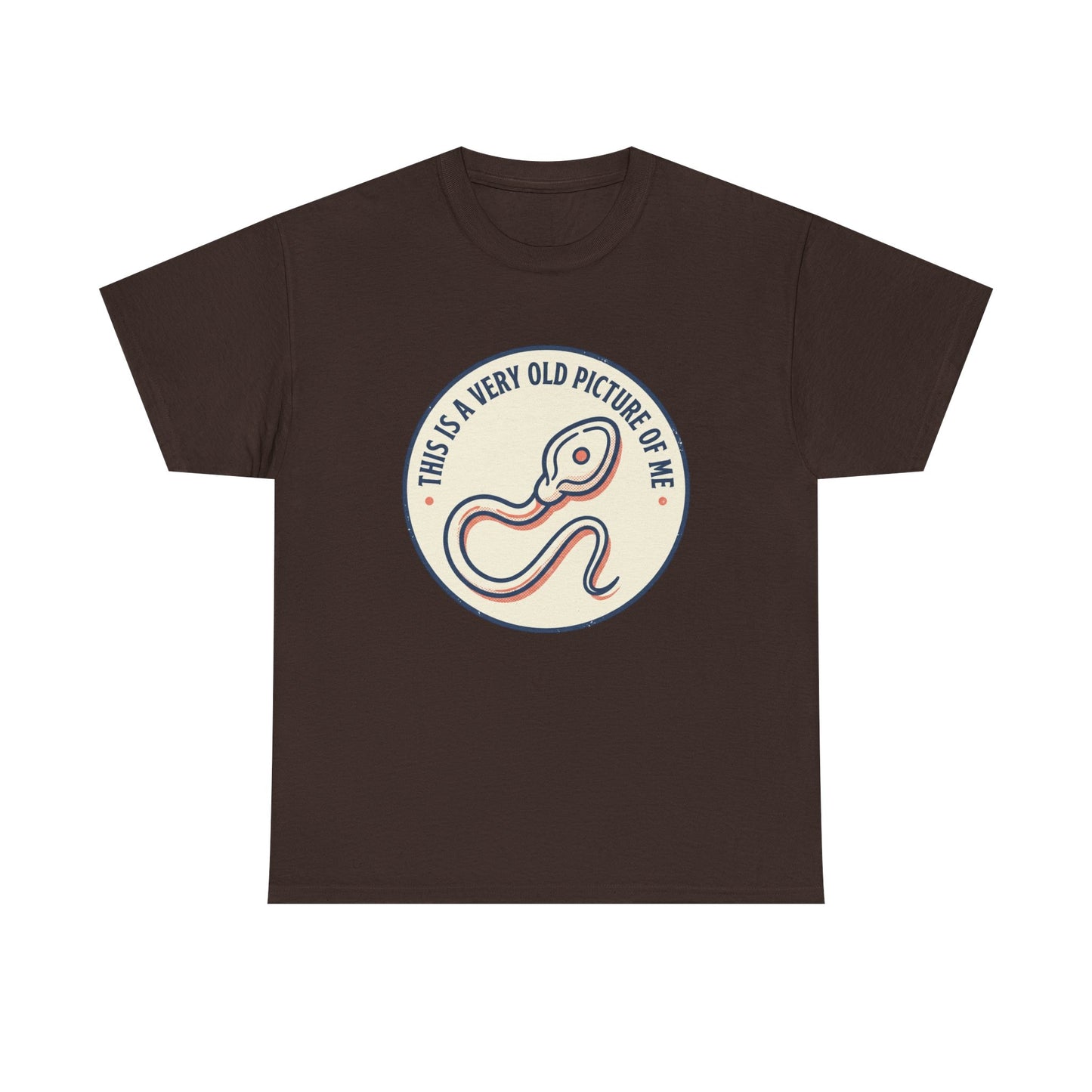 "This Is A Very Old Picture Of Me" Retro Snake Graphic Tee