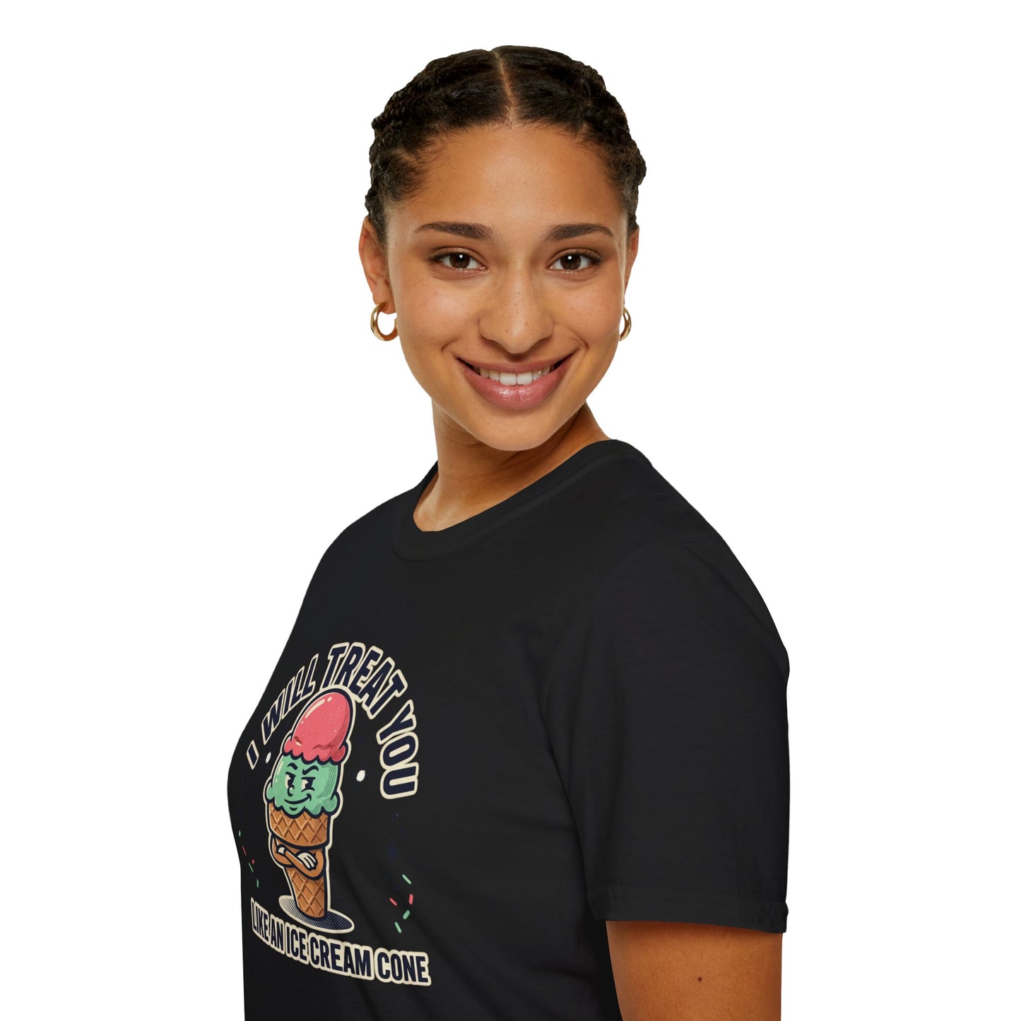 I Will Treat You Like An Ice Cream Cone T-Shirt — Cute Ice Cream Graphic Tee