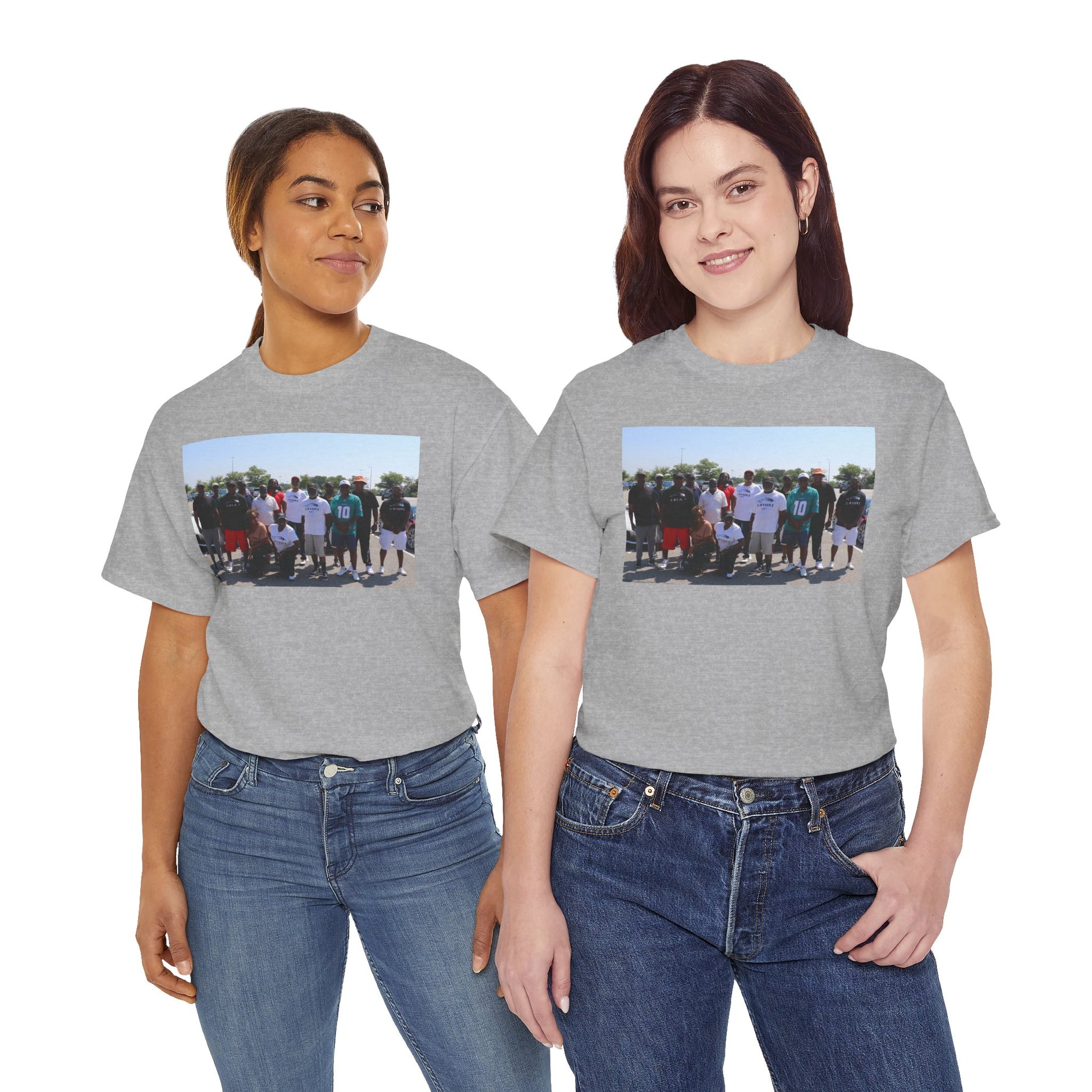 C-RYDERZ Group Photo Custom Tee — Personalized Reunion & Team Picture Shirt Printify