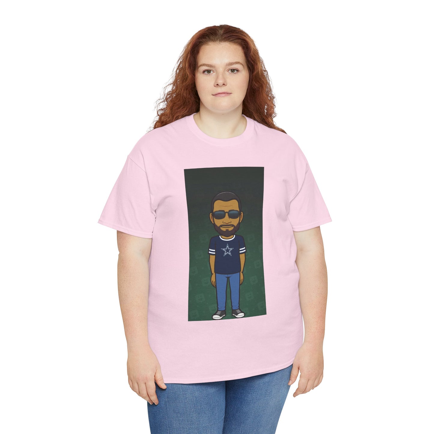 Cartoon Guy Graphic Tee — Personalized Avatar Shirt Printify