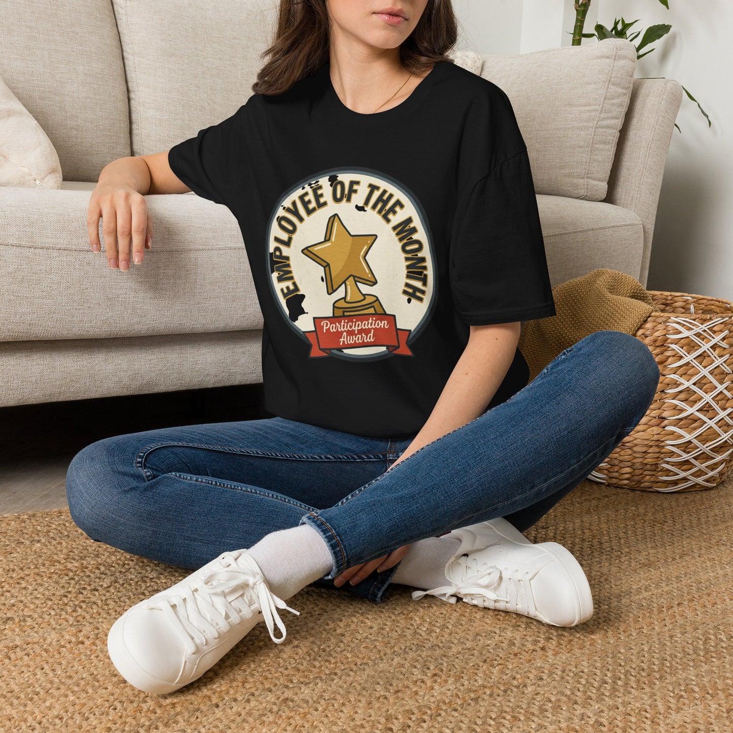 Employee of the Month T-Shirt — Participation Award Star Tee