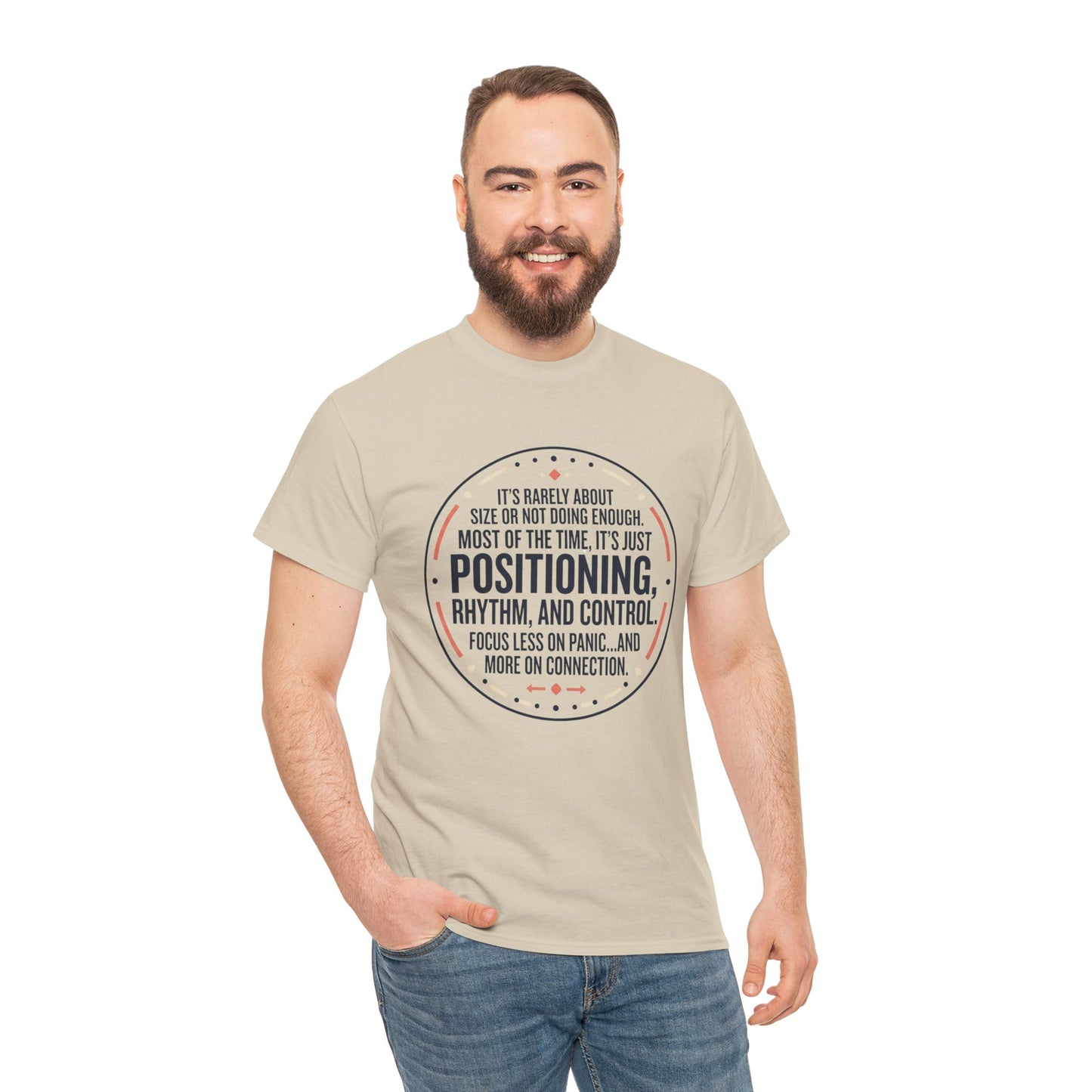 "Positioning, Rhythm, and Control" Motivational Tee—Inspirational Quote T-Shirt
