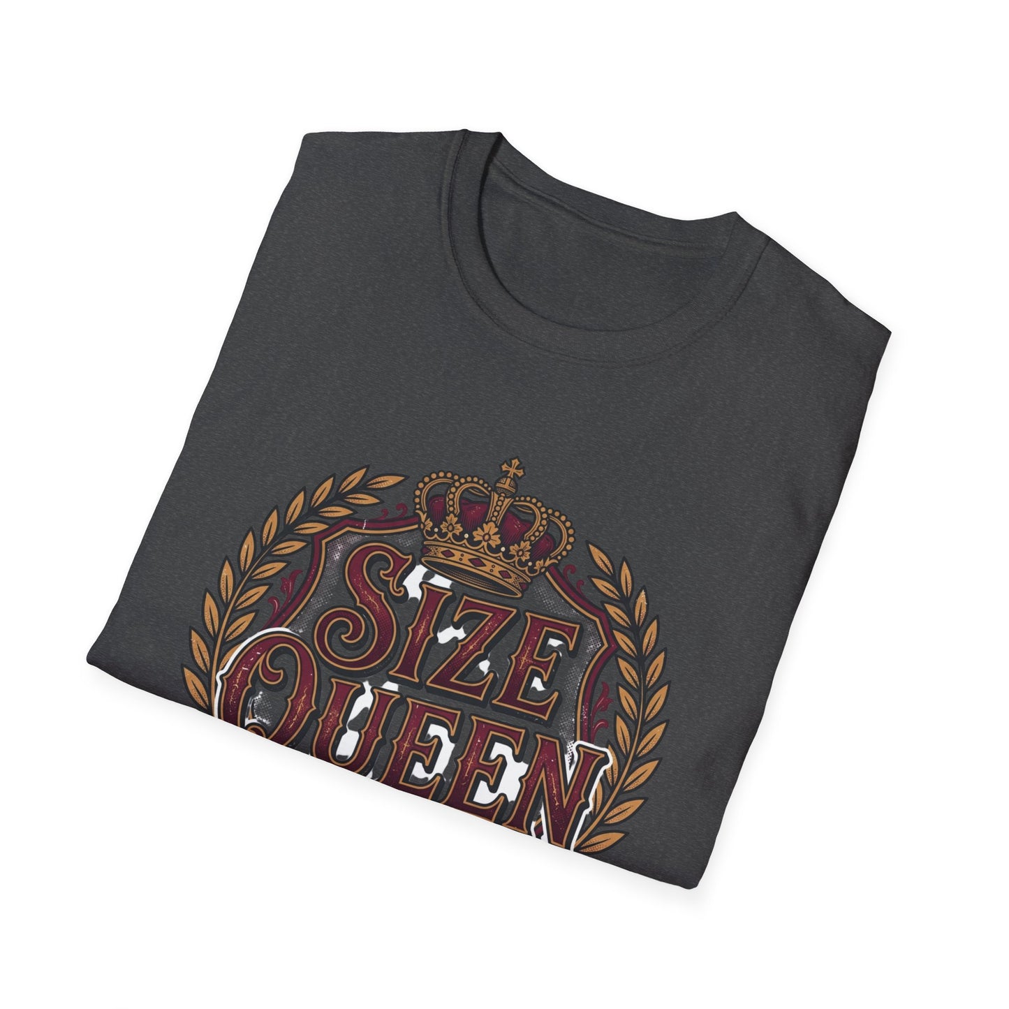Size Queen T‑Shirt — Vintage Crown Graphic Tee Printify