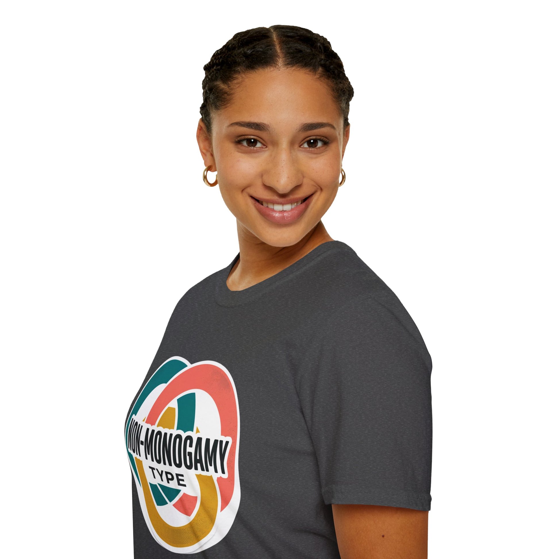 Non-Monogamy Type T-Shirt — Retro Polyamory Pride Tee Printify