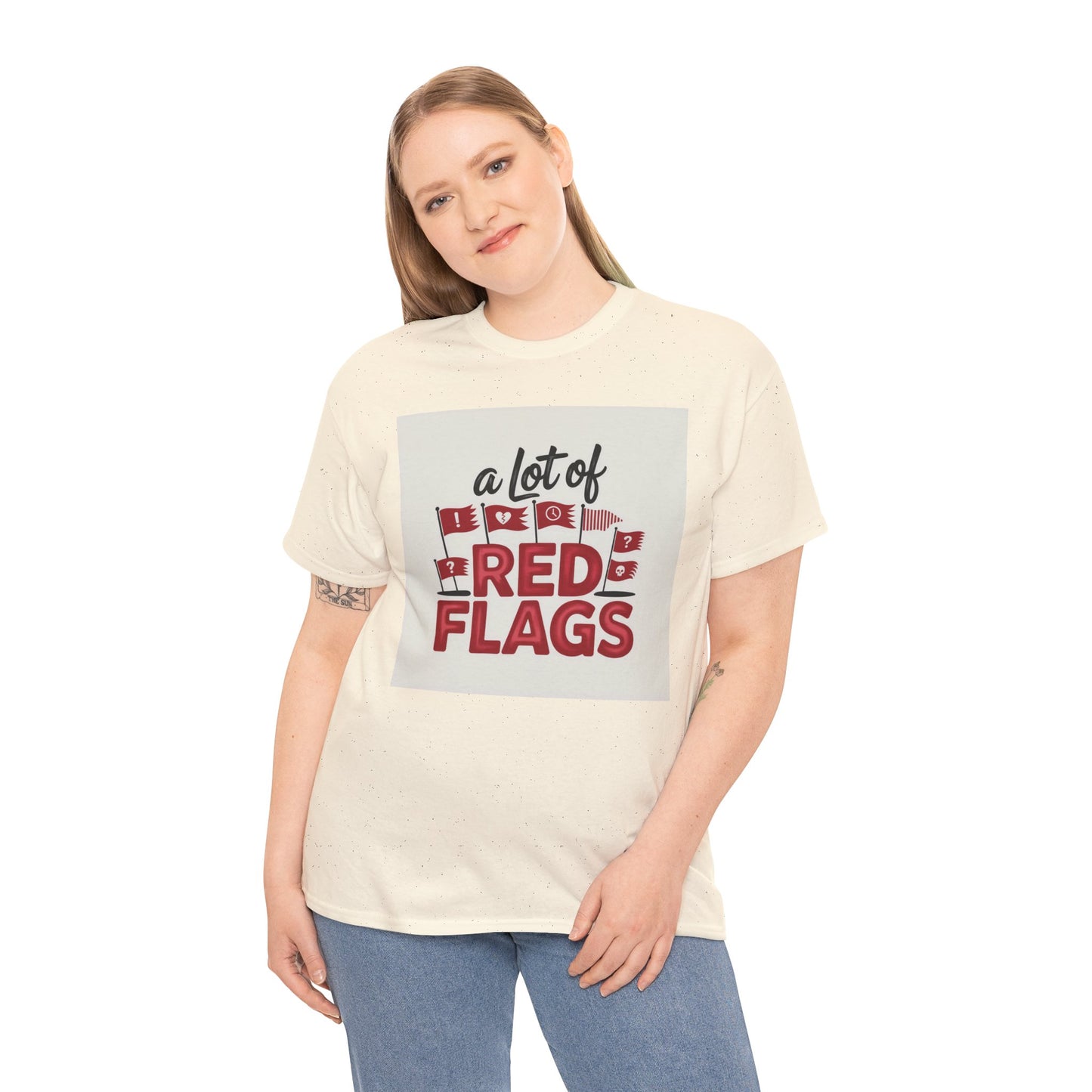 T-Shirt — “A Lot of Red Flags” Funny Relationship Humor Tee