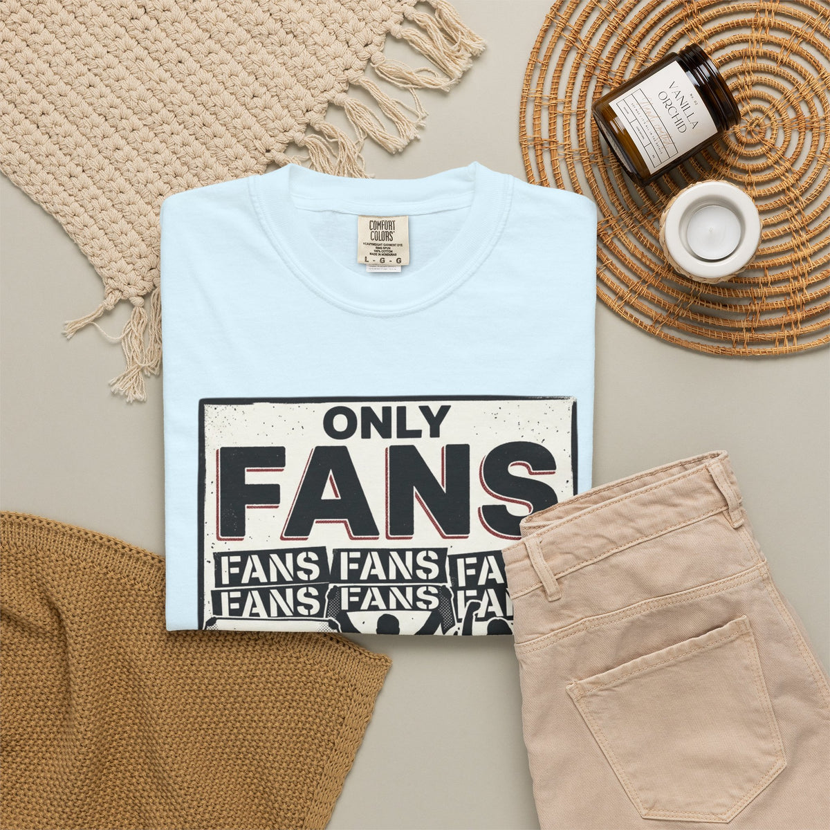 Only Fans Crowd Graphic T-Shirt — Vintage Sports Fan Tee