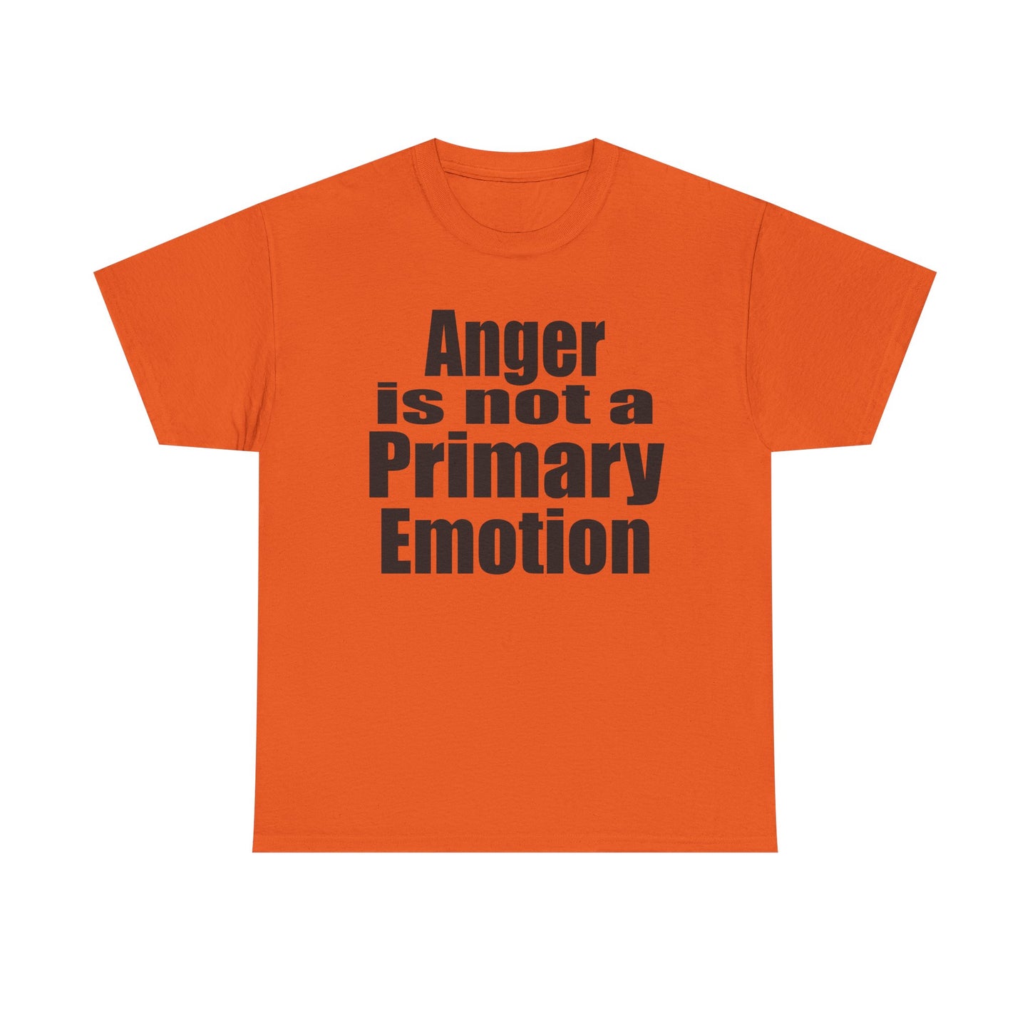 Anger is not a Primary Emotion