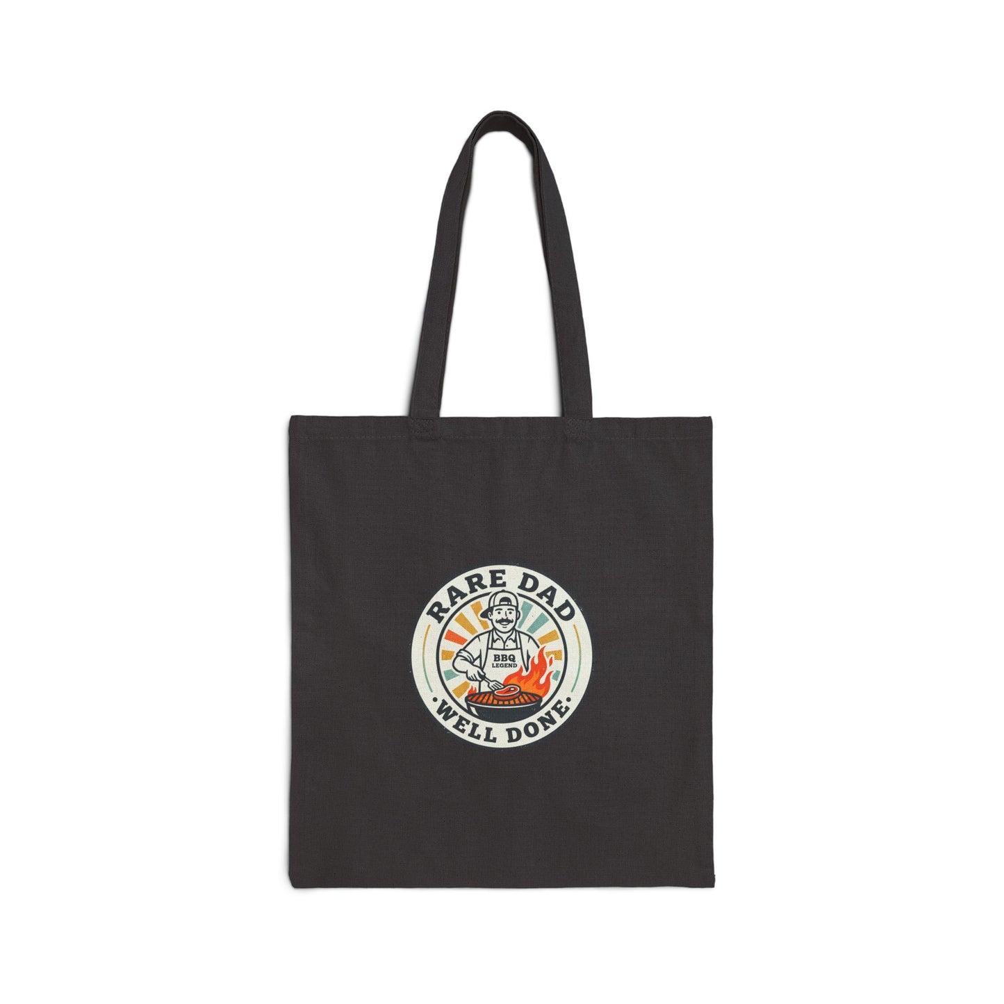 Rare Dad Cotton Canvas Tote Bag