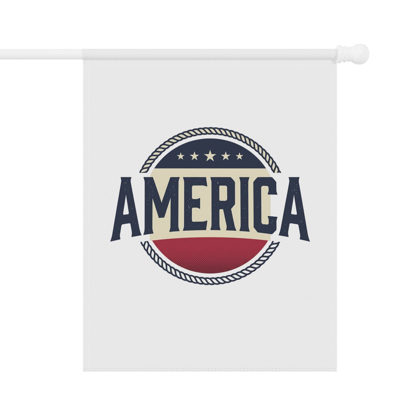 America Patriotic Garden Flag — Red White Blue Home & Yard Banner