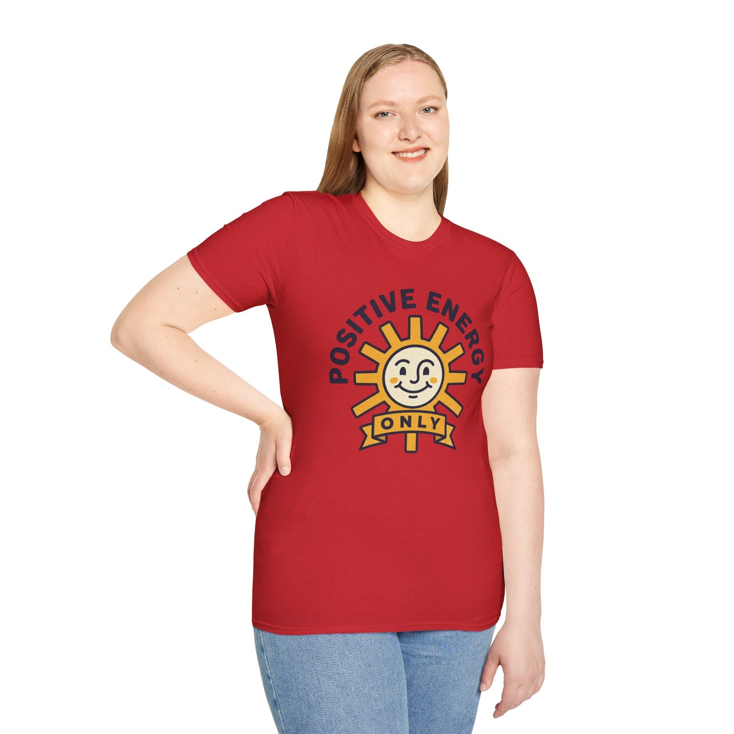 Positive Energy T-Shirt — Sunny 'Positive Energy Only' Graphic Tee