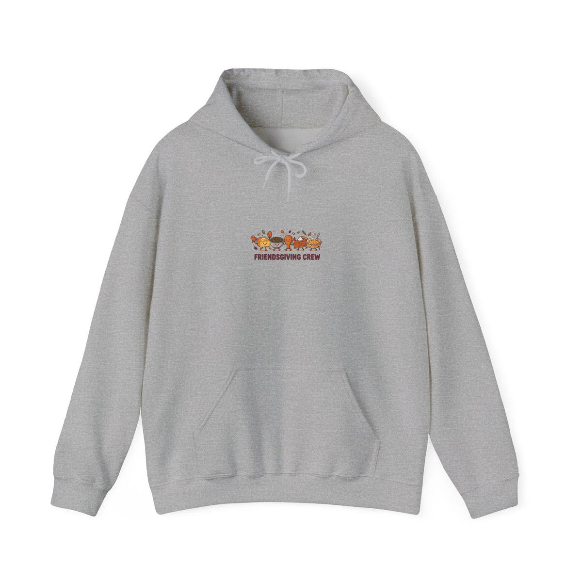 Friendsgiving Crew Hoodie | Thanksgiving Sweatshirt, Fall Turkey Pumpkin Design