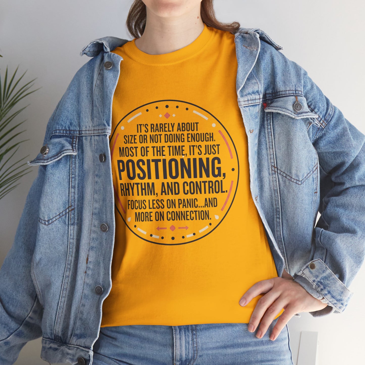 "Positioning, Rhythm, and Control" Motivational Tee—Inspirational Quote T-Shirt
