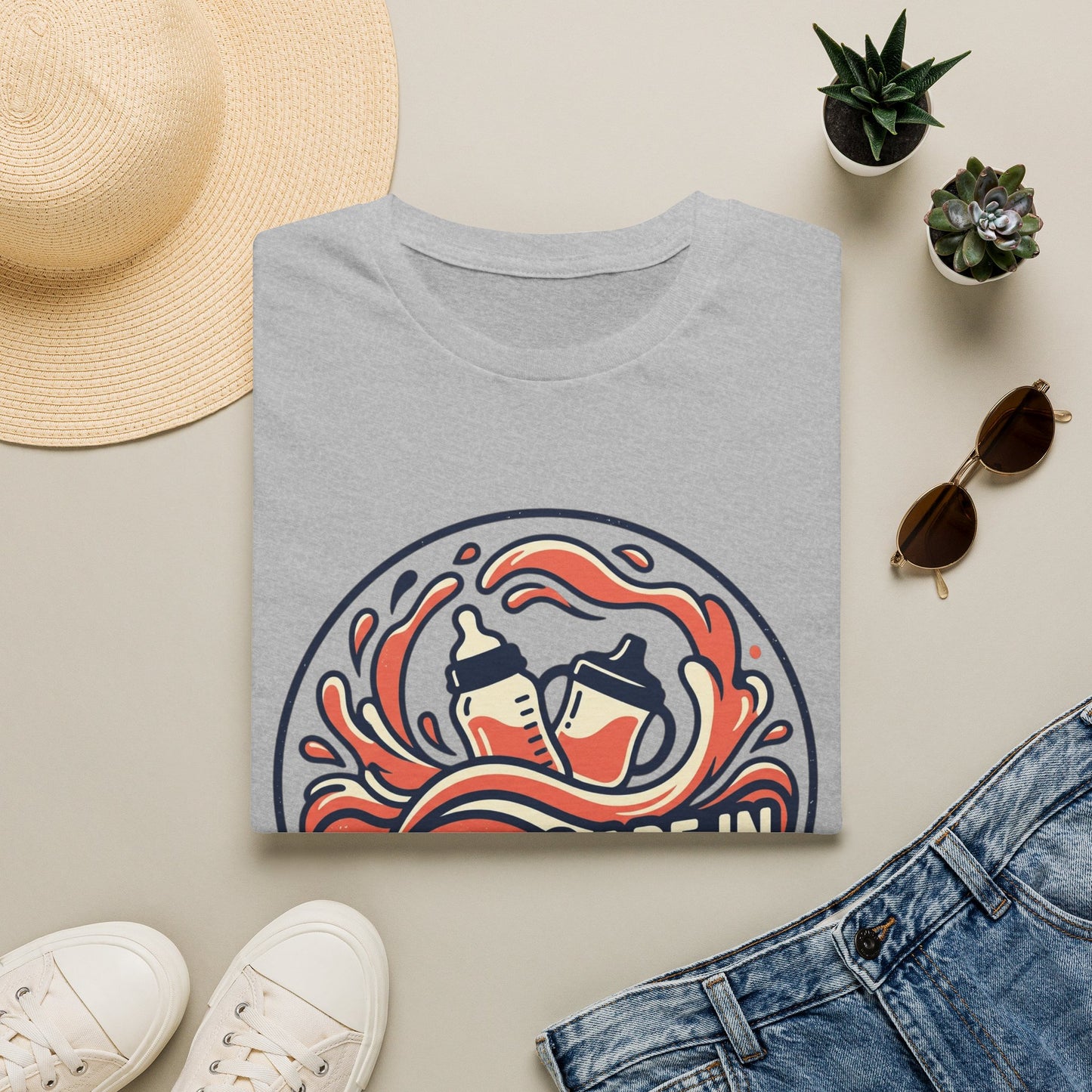 "My Kids Are in Liquid Form" Funny Parenting Tee
