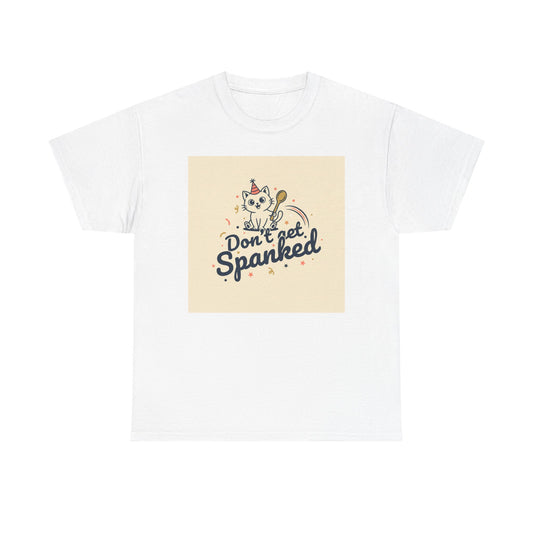 Don’t Get Spanked Cat Tee — Cute Retro Kitten Graphic T-Shirt