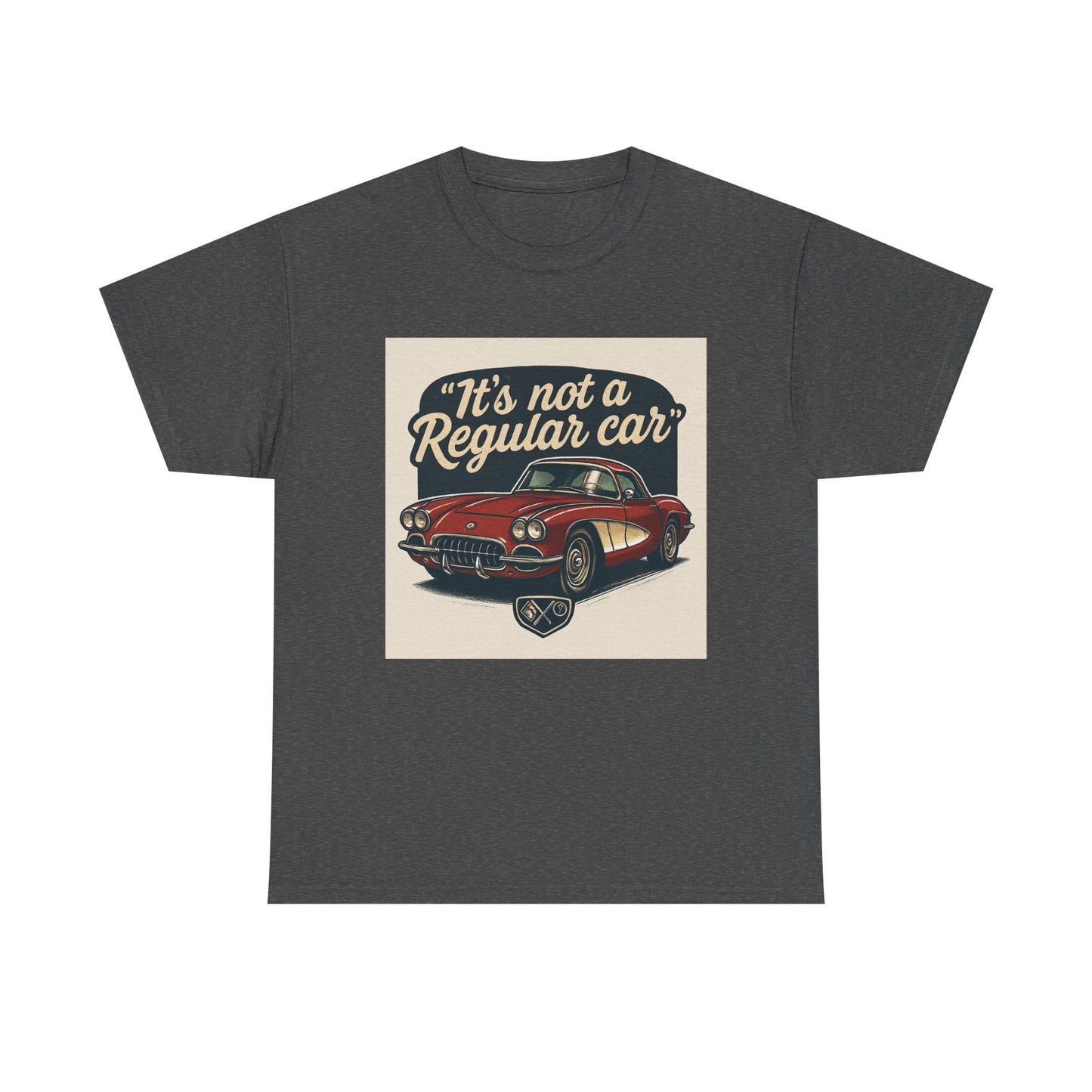 Classic Car Tee — "It's Not a Regular Car" Vintage Muscle Car Shirt Printify