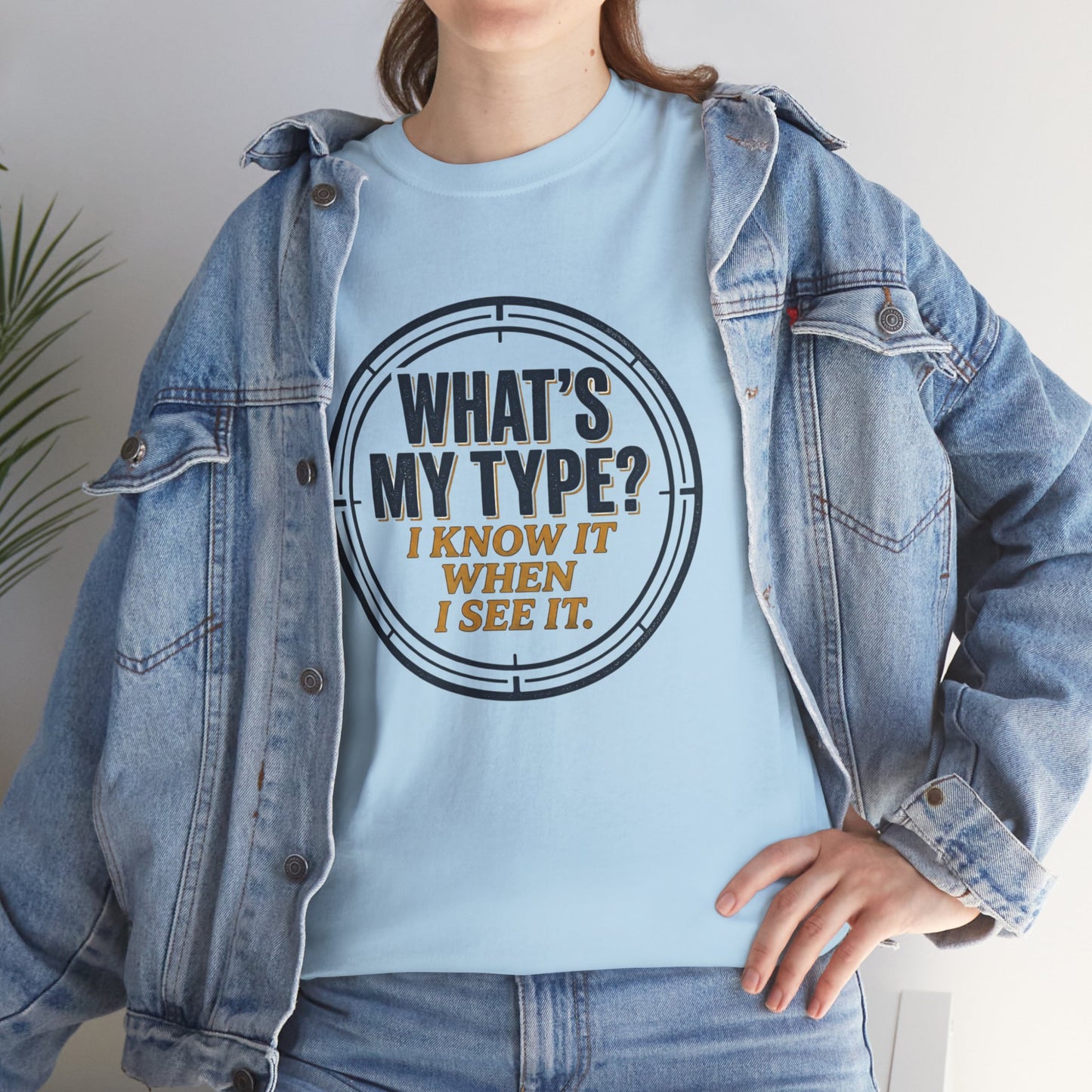 "What's My Type? I Know It When I See It" Graphic Tee