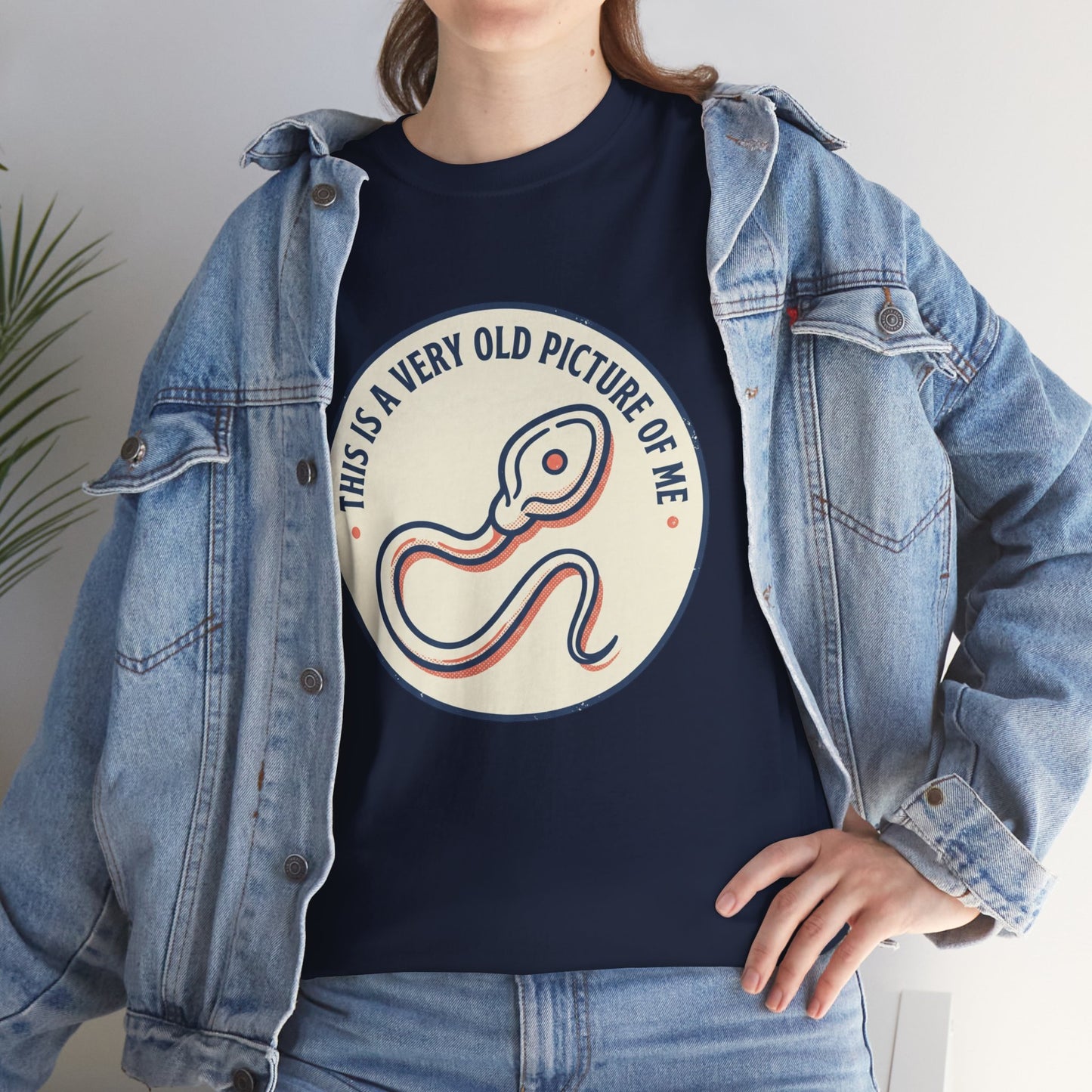"This Is A Very Old Picture Of Me" Retro Snake Graphic Tee