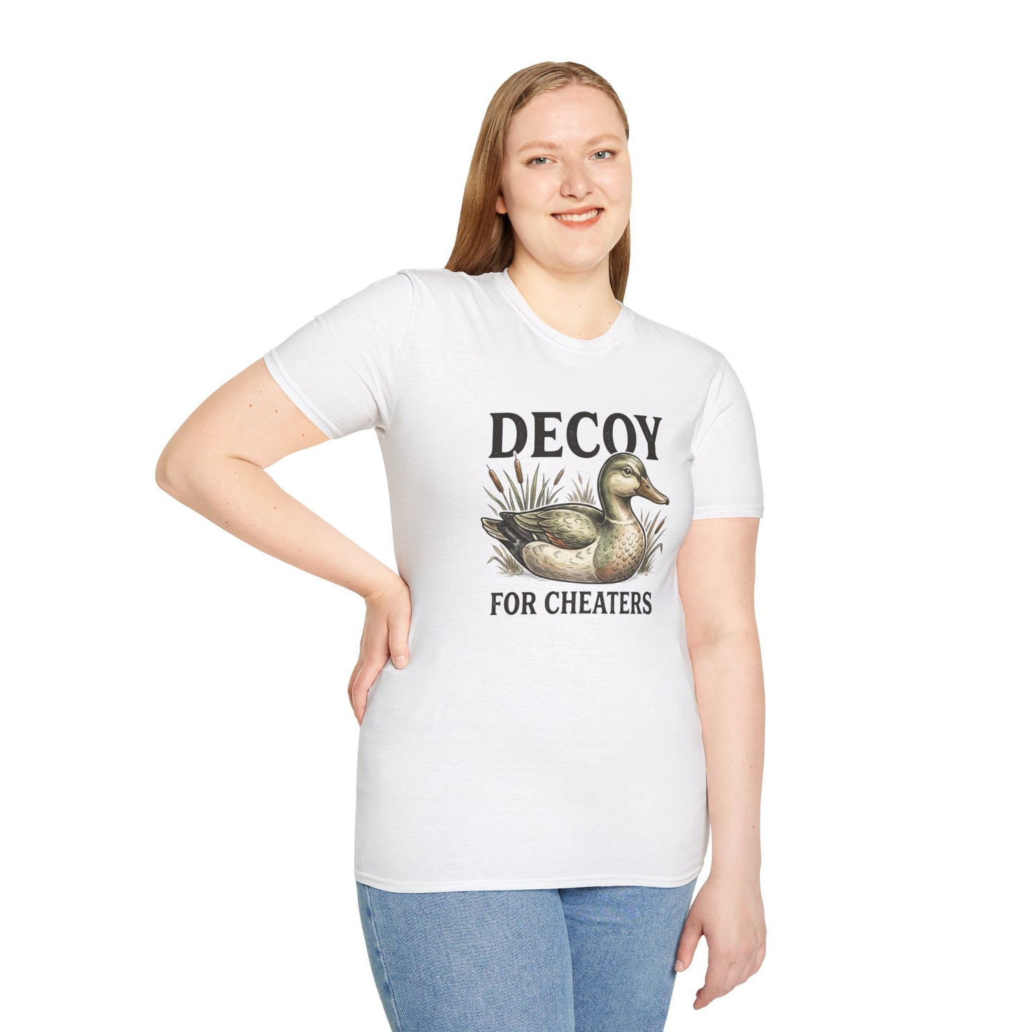 Decoy Duck T-Shirt — "Decoy for Cheaters" Vintage Waterfowl Tee