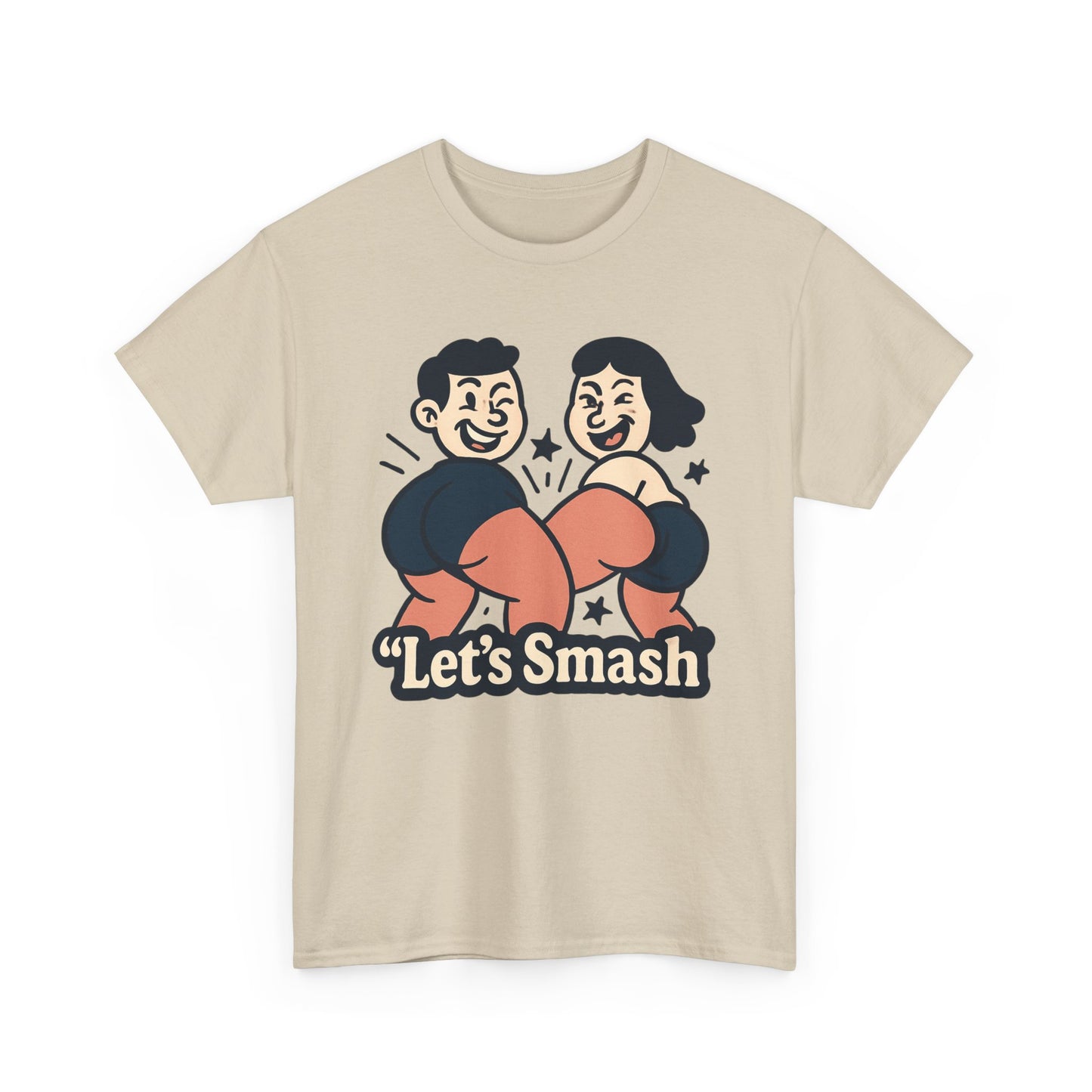 Let's Smash Tee — Retro Couples Valentine's T-Shirt