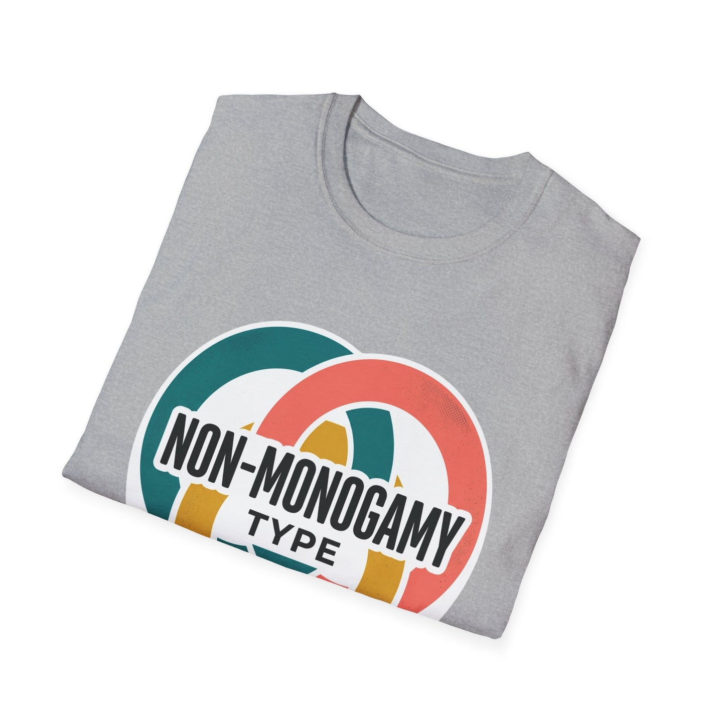 Non-Monogamy Type T-Shirt — Retro Polyamory Pride Tee Printify