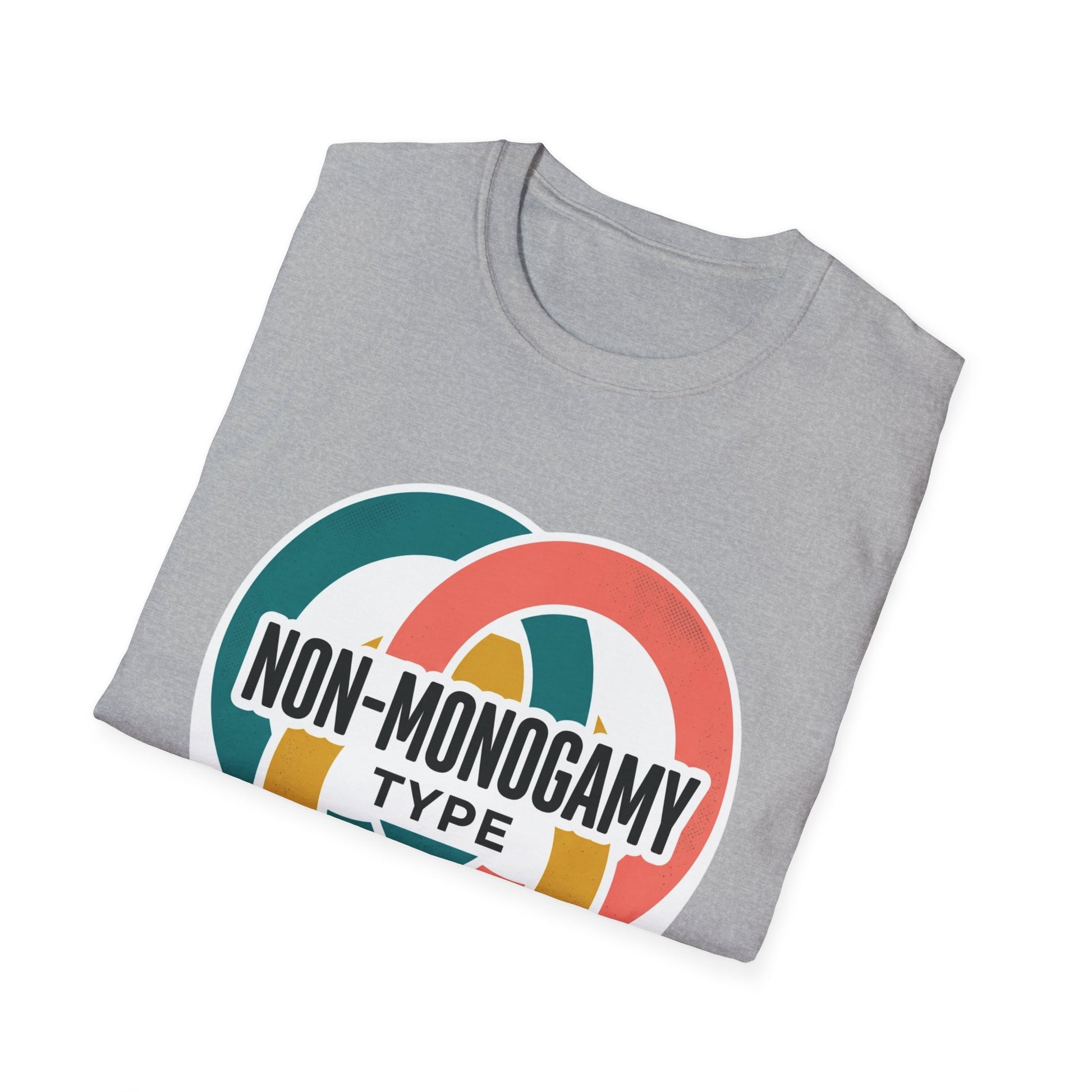 Non-Monogamy Type T-Shirt — Retro Polyamory Pride Tee Printify