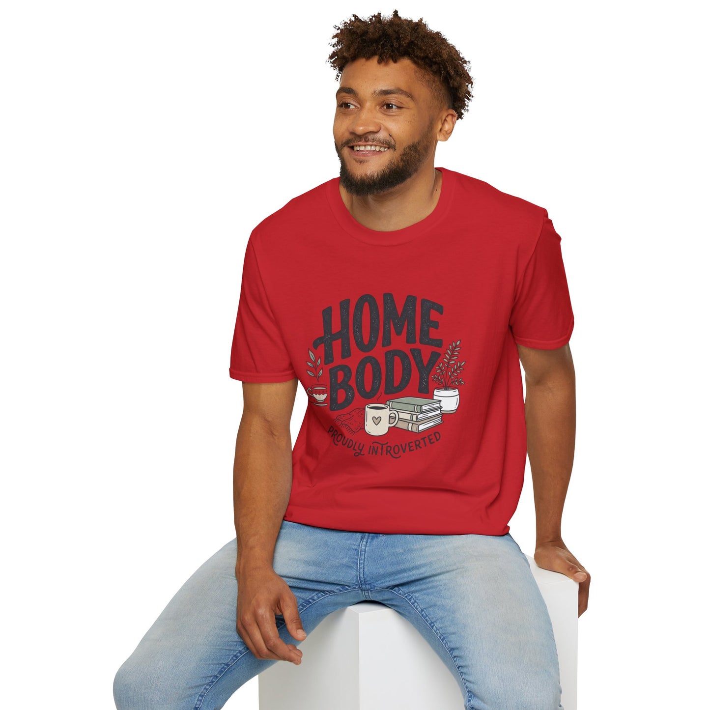 Homebody T-Shirt — 'Homebody Proudly Introverted' Cozy Graphic Tee