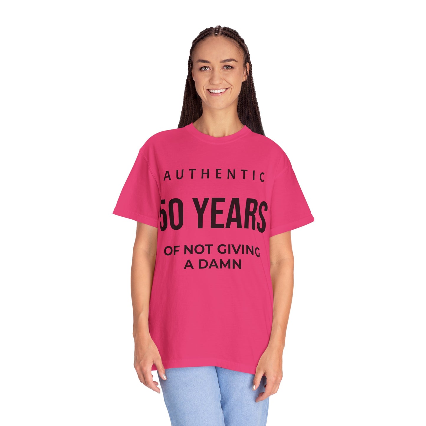 50 Years of Not Giving a Damn T-Shirt — Funny 50th Birthday Tee
