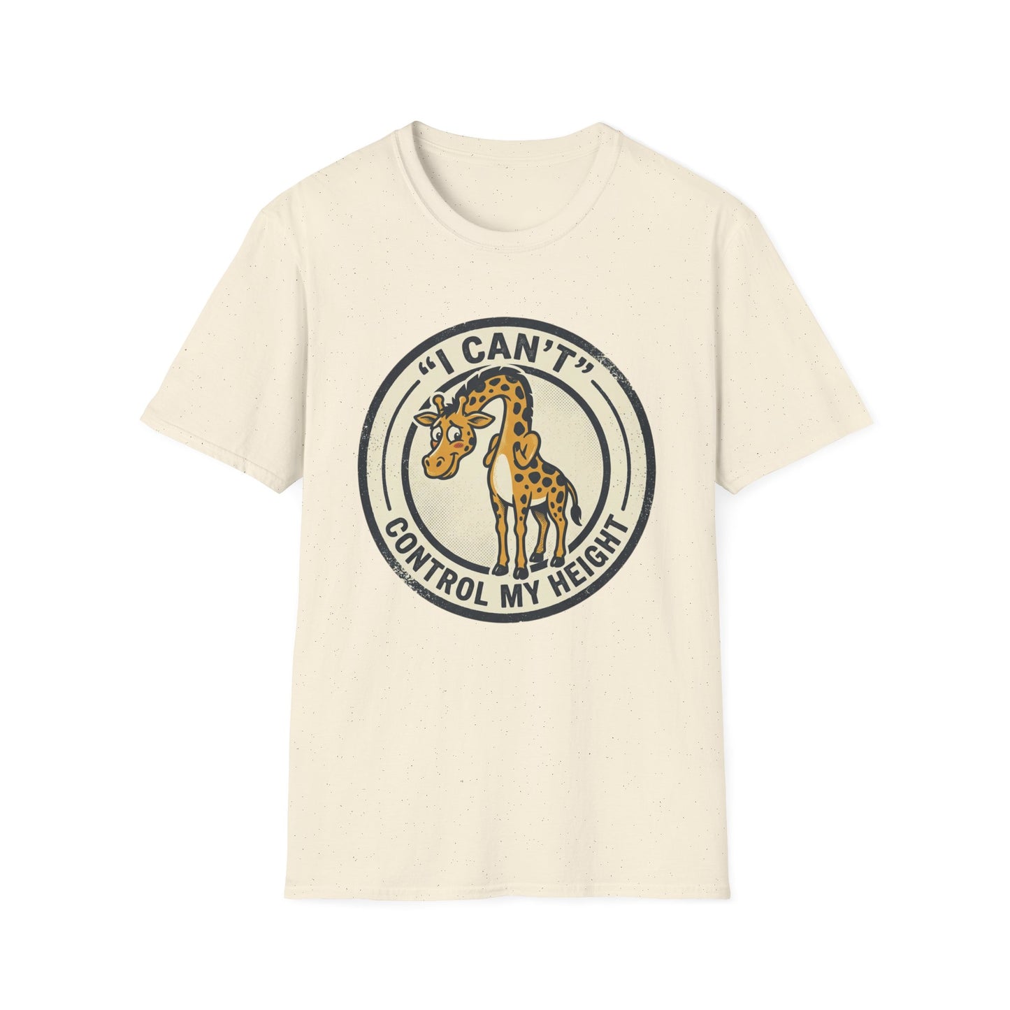 Giraffe 'I Can't Control My Height' T-Shirt