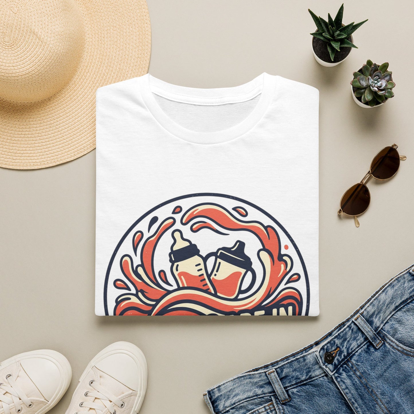"My Kids Are in Liquid Form" Funny Parenting Tee