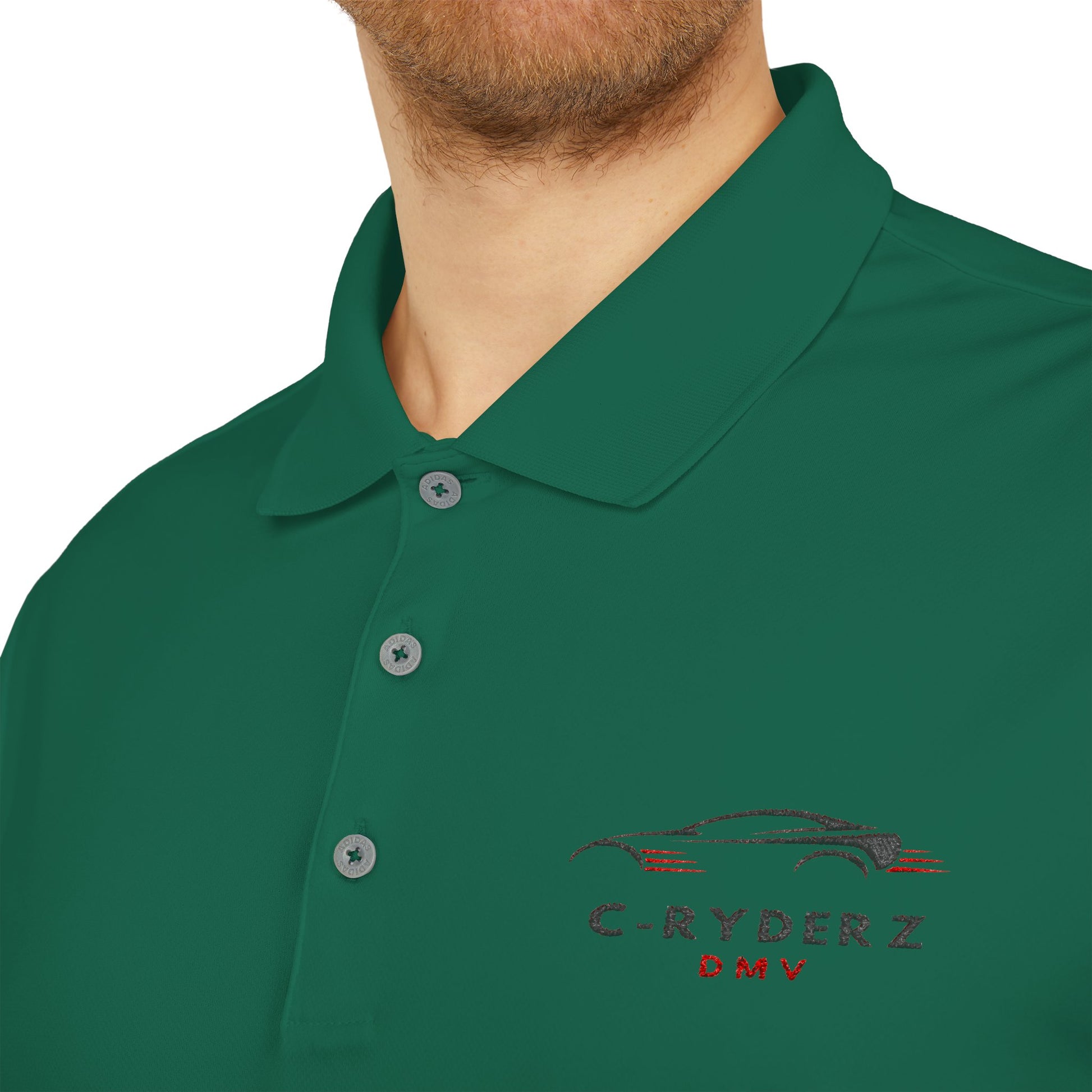 C-RYDERZ Adidas Unisex Performance Polo Shirt - Stylish Activewear for Athletes Printify