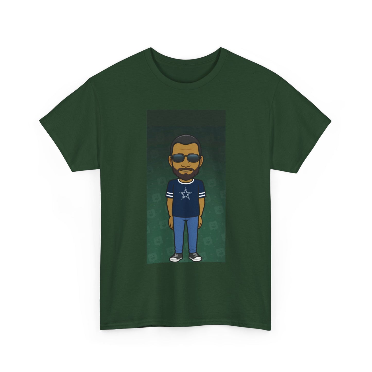 Cartoon Guy Graphic Tee — Personalized Avatar Shirt Printify