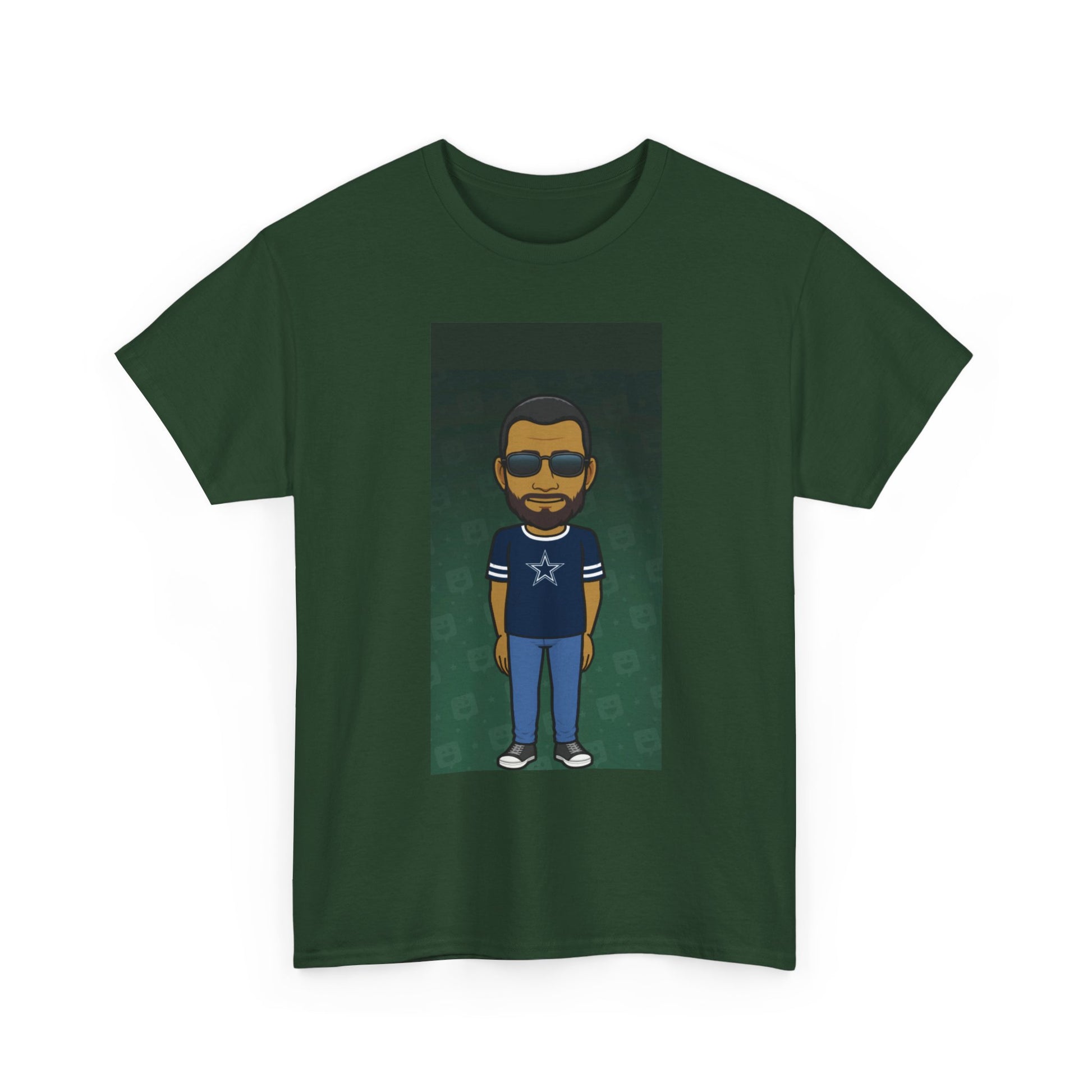 Cartoon Guy Graphic Tee — Personalized Avatar Shirt Printify