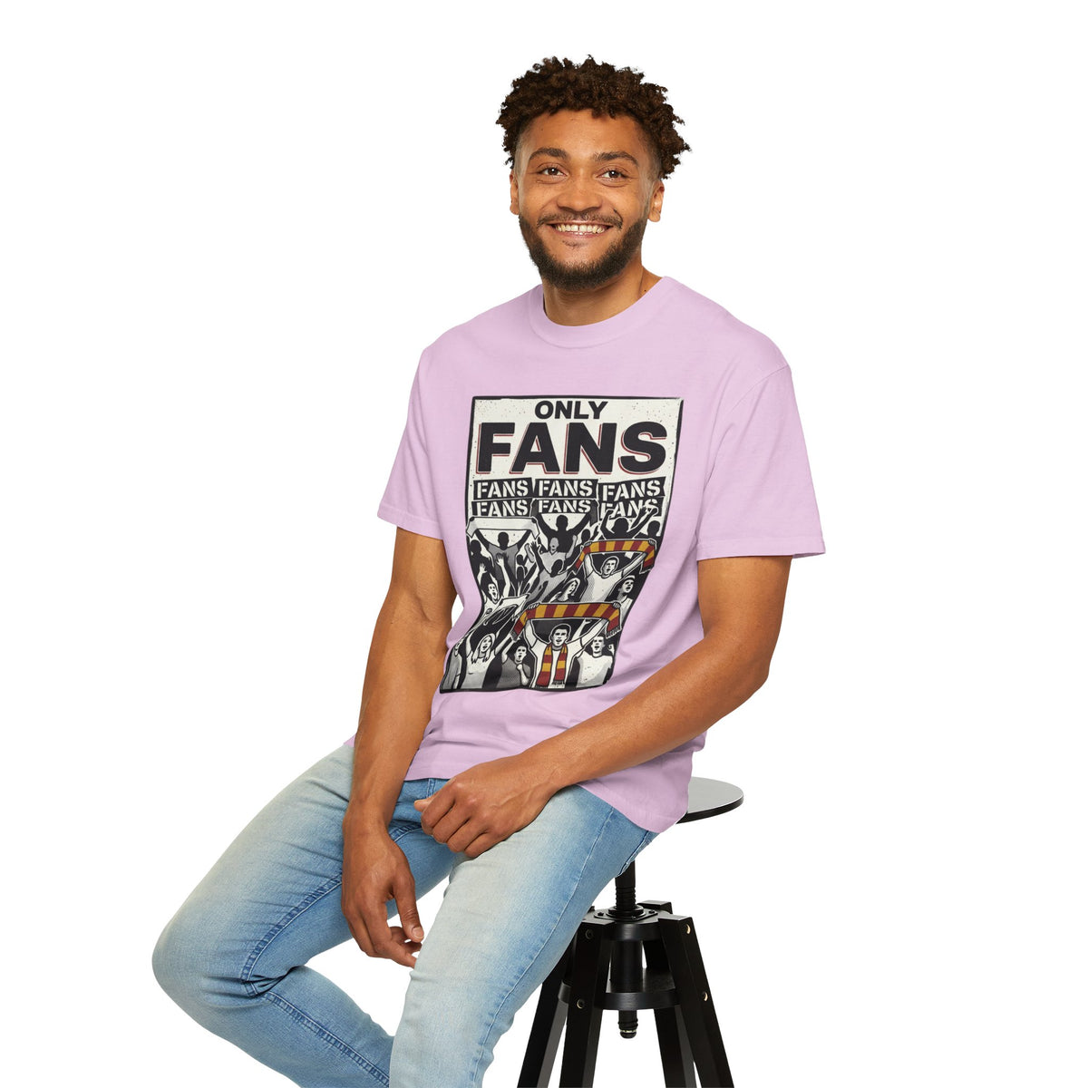 Only Fans Crowd Graphic T-Shirt — Vintage Sports Fan Tee