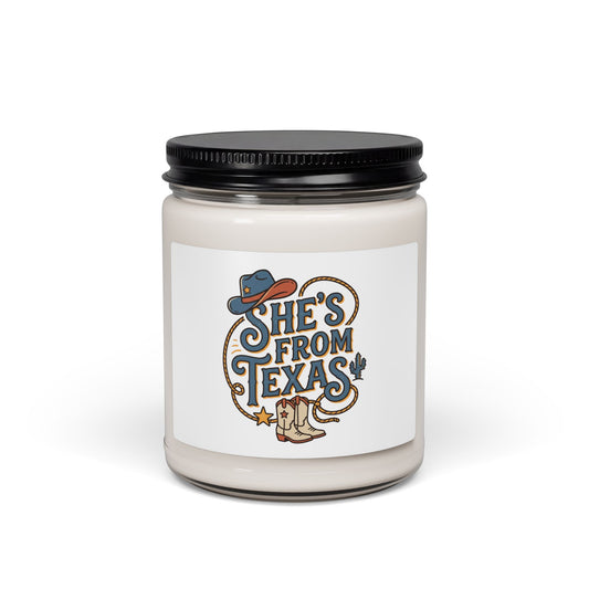 Texas Scented Soy Candle, 9oz