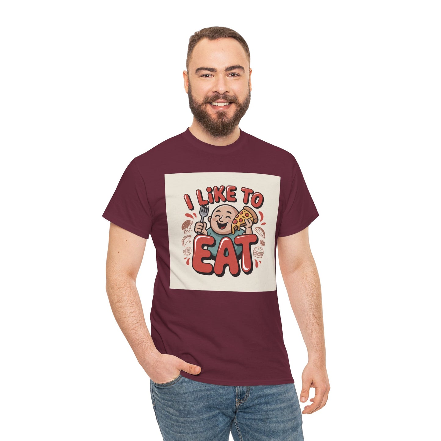 I Like To Eat T-Shirt — Funny Food Lover Graphic Tee