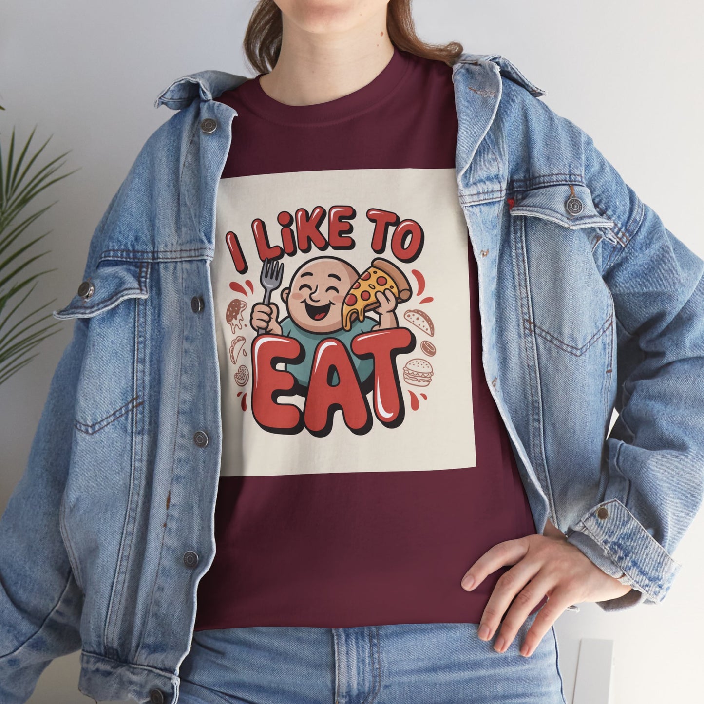 I Like To Eat T-Shirt — Funny Food Lover Graphic Tee