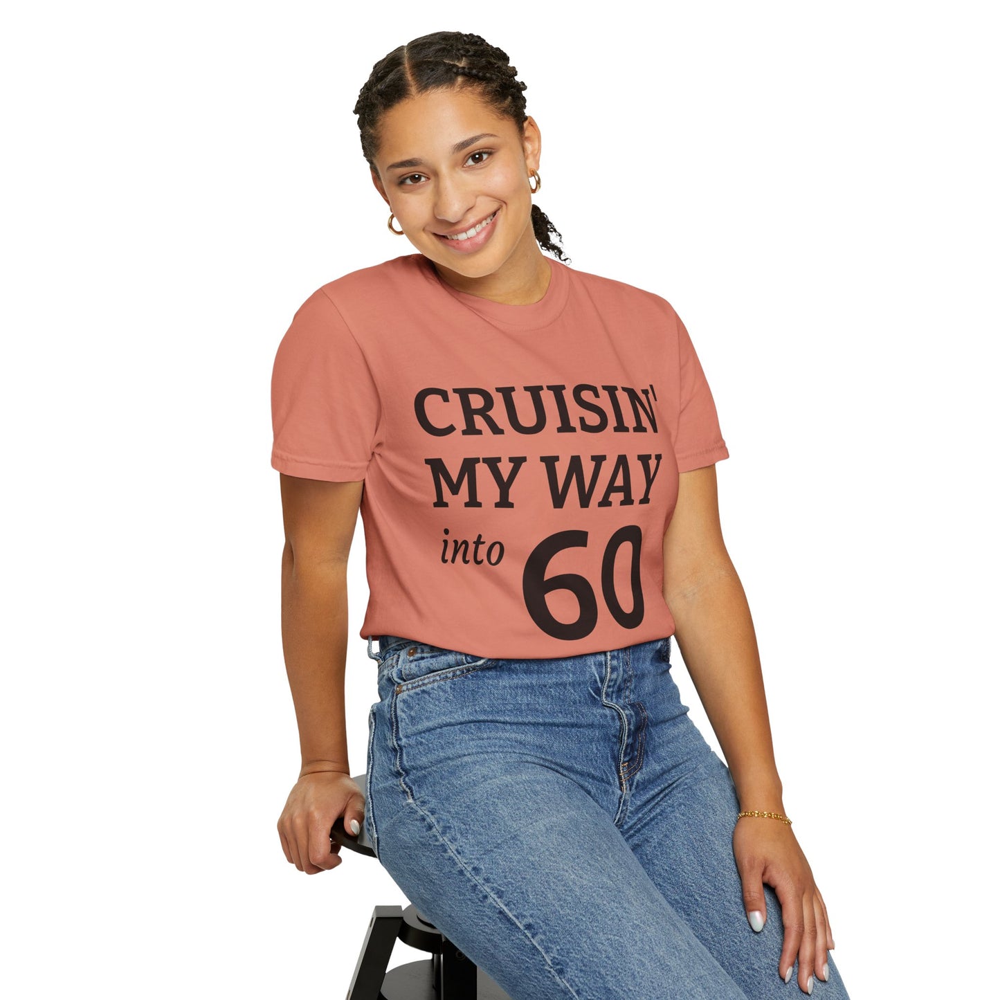 Cruisin' My Way Into 60 T-Shirt — 60th Birthday Tee
