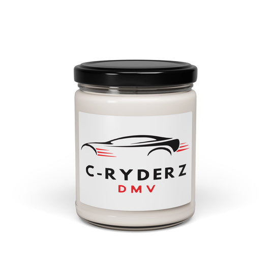 C-RYDERZ DMV Scented Soy Candle — 9oz Car Club Logo Candle